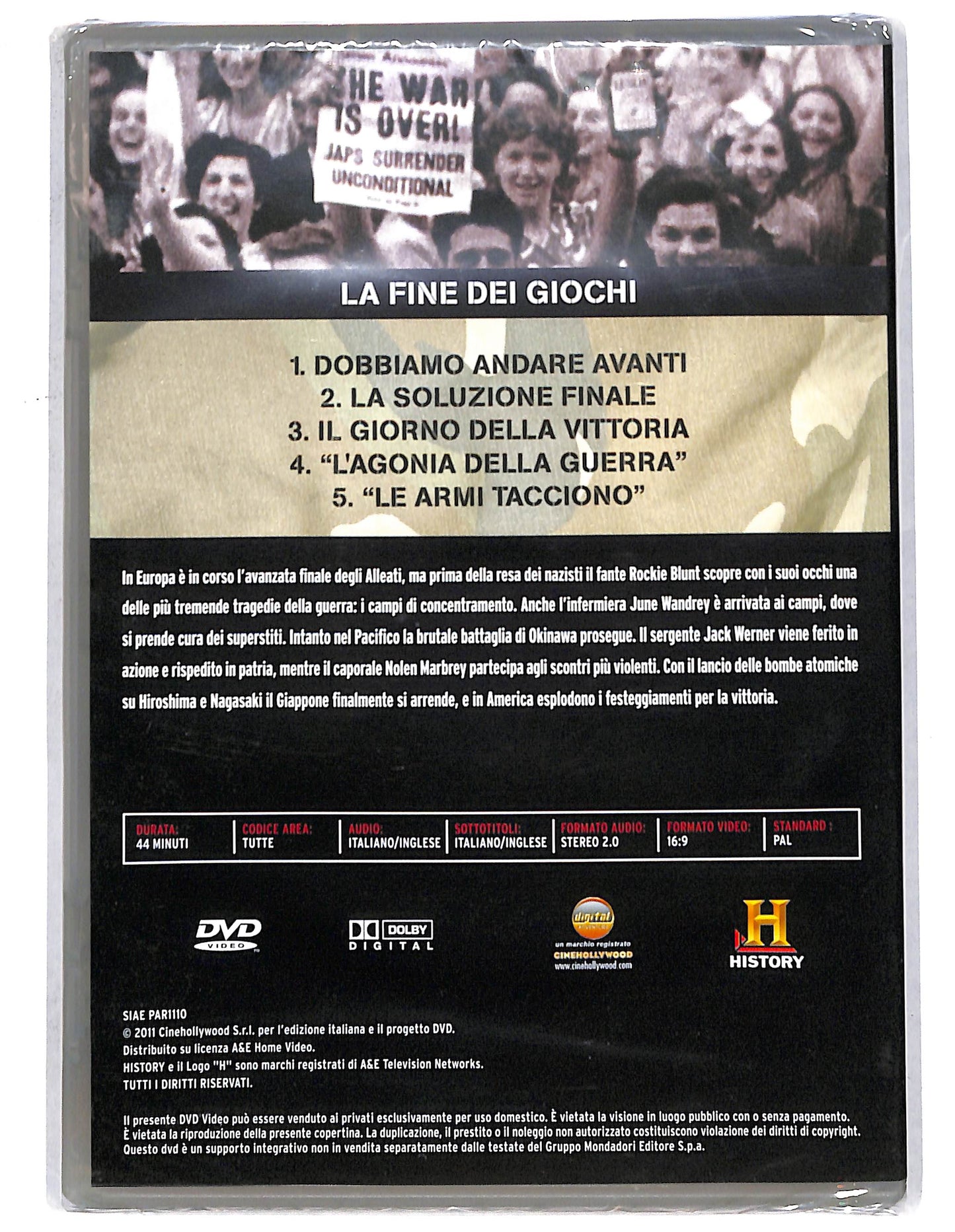 EBOND La fine dei giochi - gli archivi ritrovati della seconda guerra mondiale 10 EDITORIALE DVD D736119