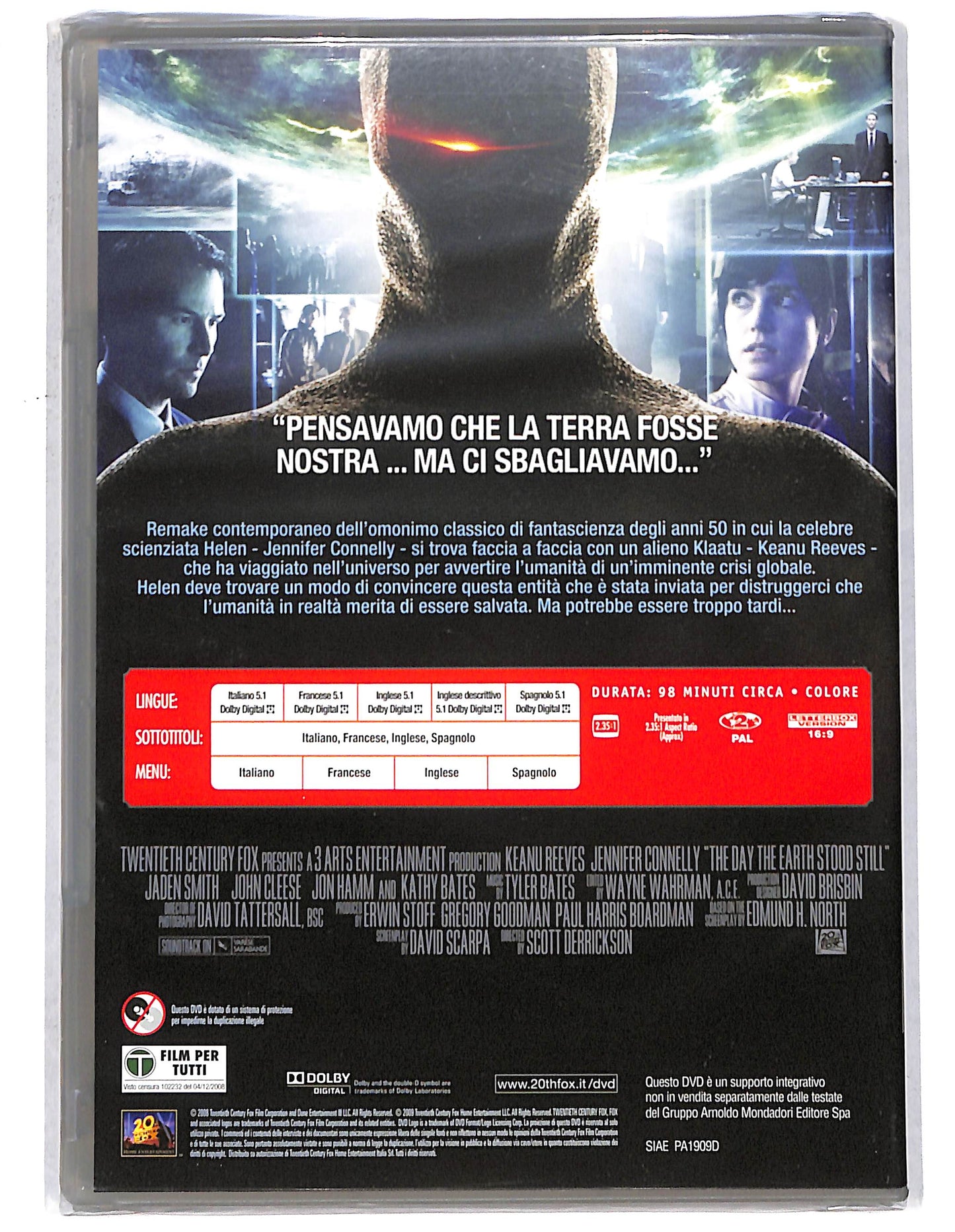 EBOND Ultimatum alla terra EDITORIALE DVD D736153