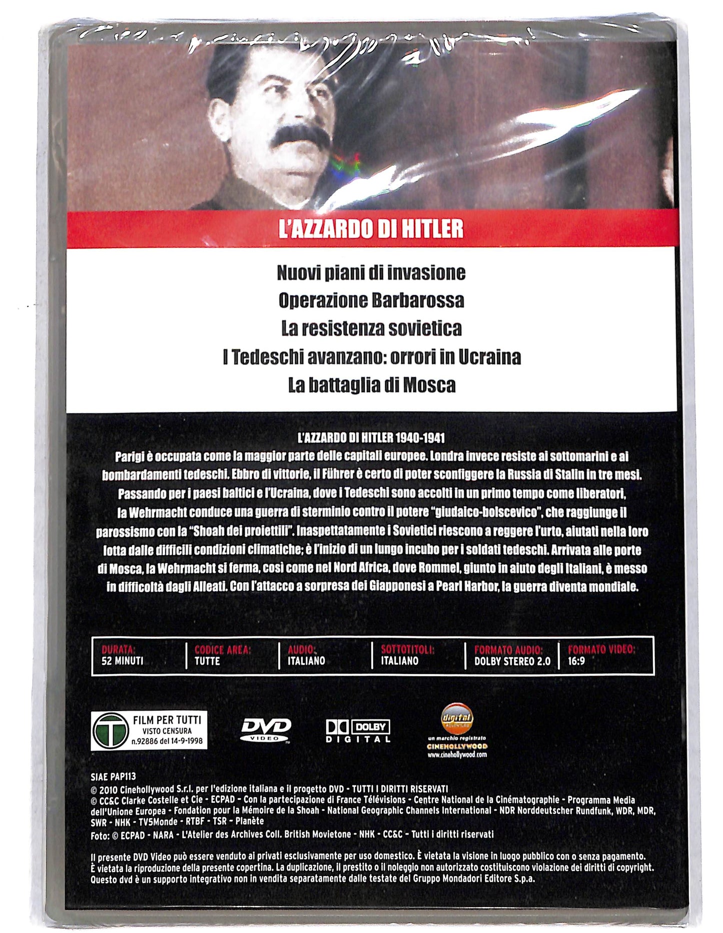 EBOND L'azzardo di Hitler - apocalypse la seconda guerra mondiale EDITORIALE DVD D736239