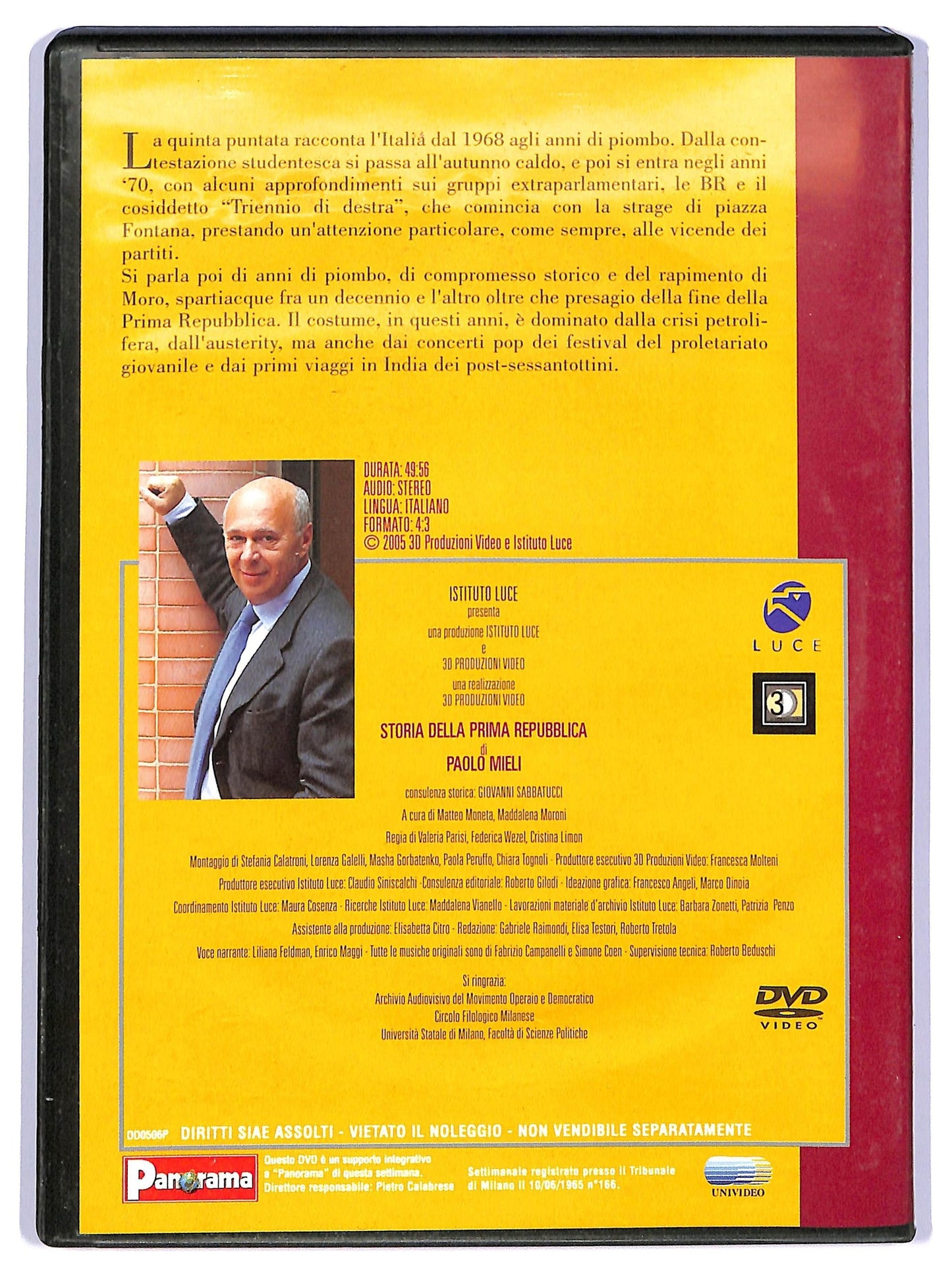 EBOND Storia della prima repubblica Volume 5  EDITORIALE  DVD D736321