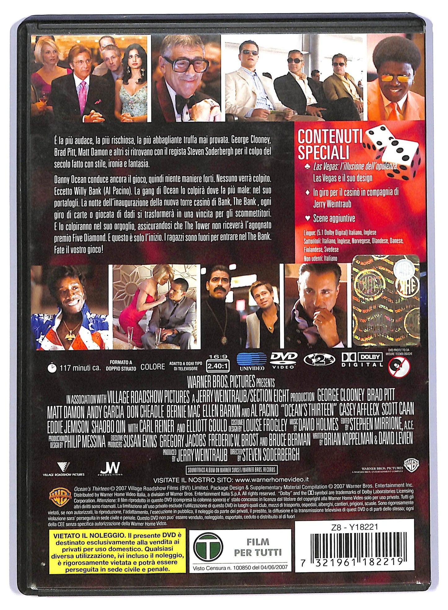 EBOND Ocean's Thirteen NOLEGGIO DVD D736601