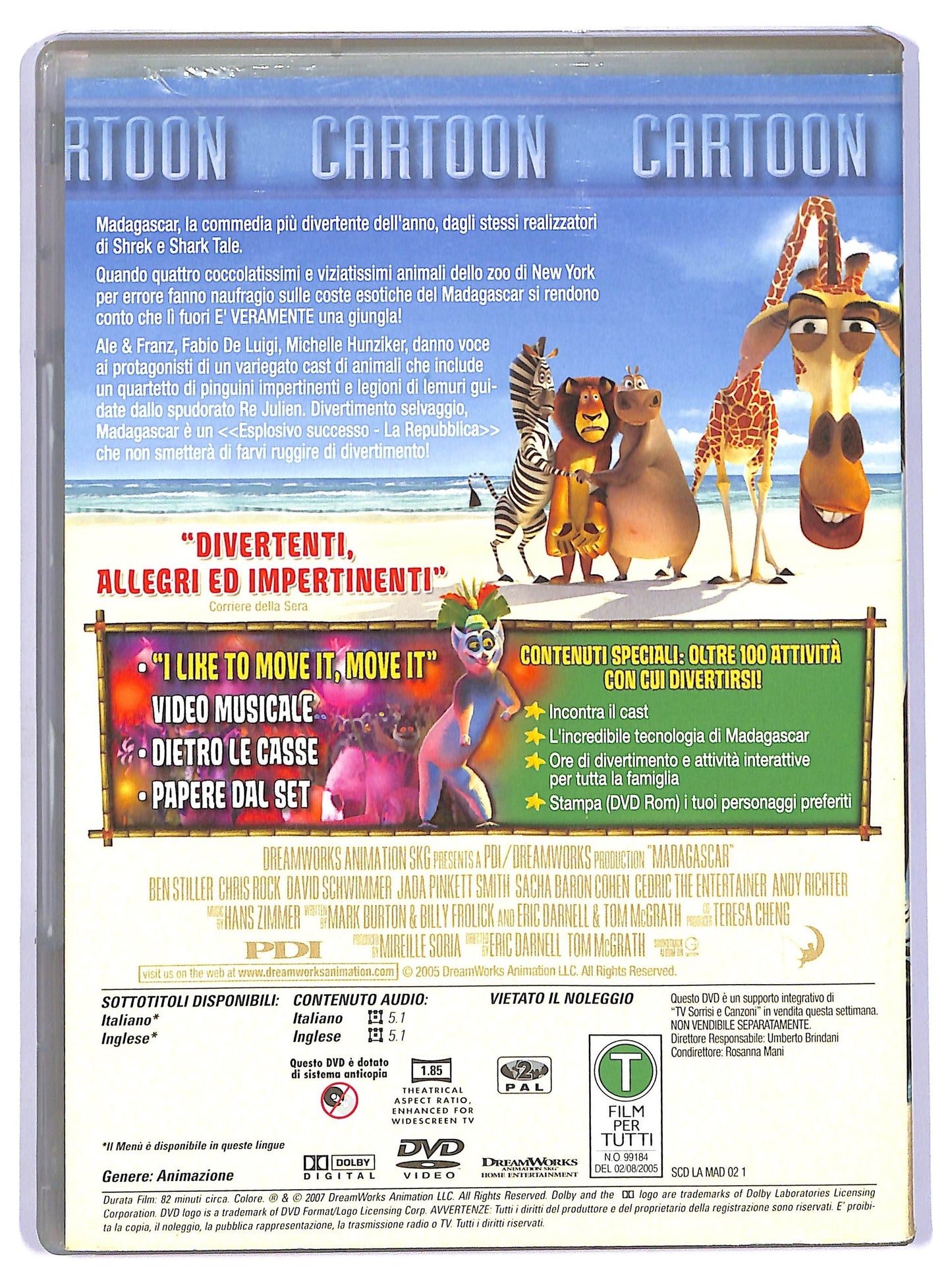 EBOND Madagascar  DVD  Editoriale D736743
