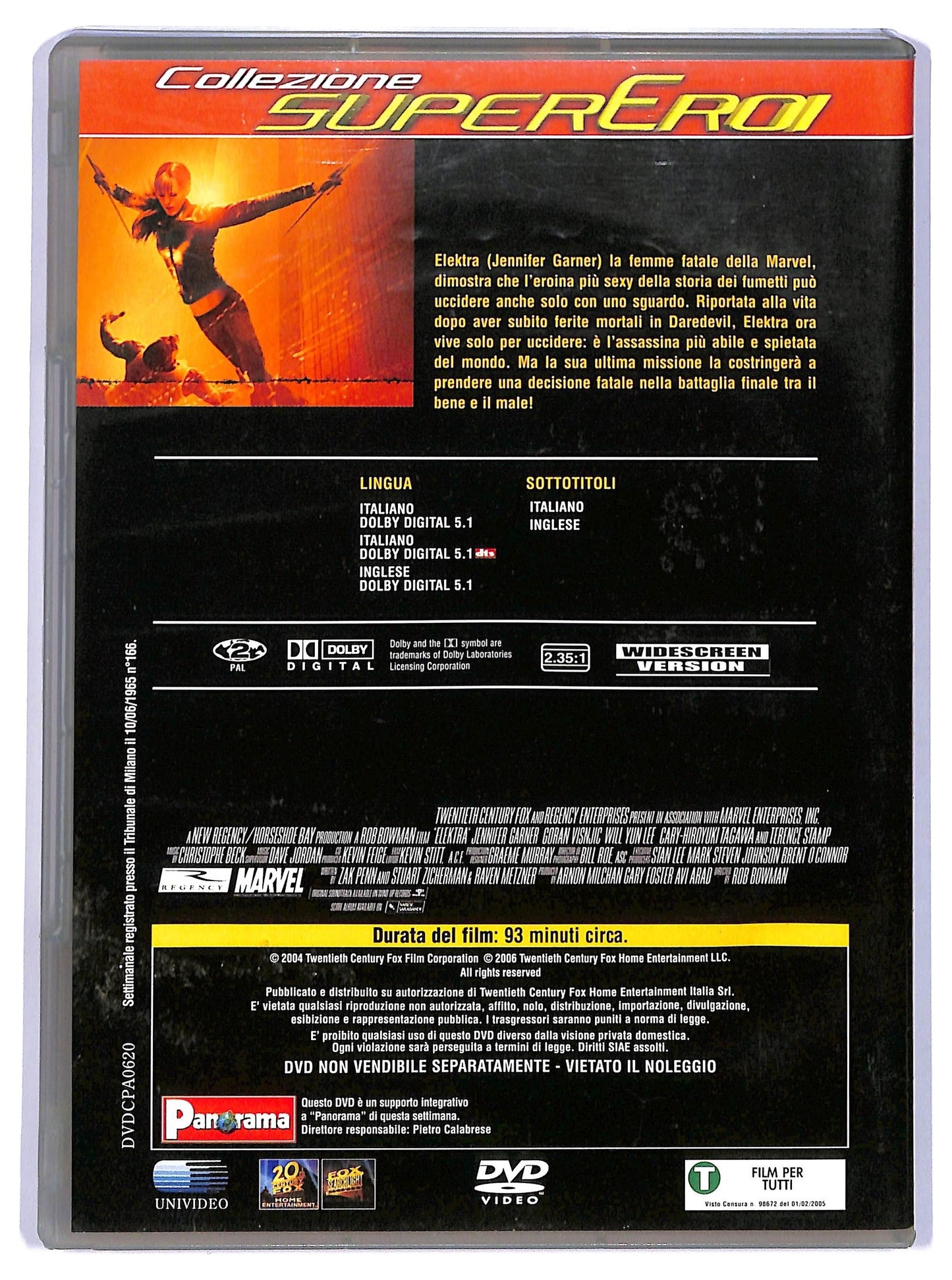 EBOND Elektra  EDITORIALE DVD D736855