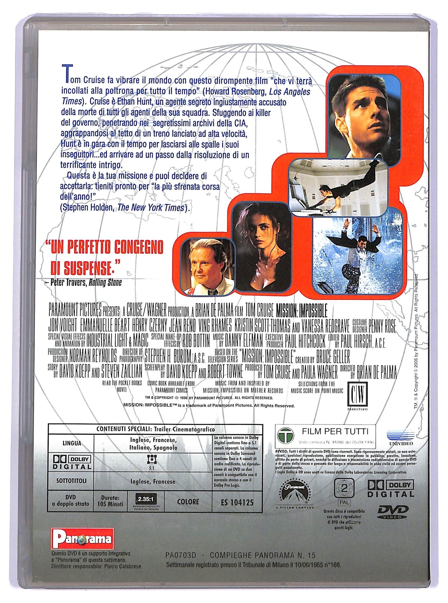 EBOND Mission impossible  EDITORIALE DVD D736909