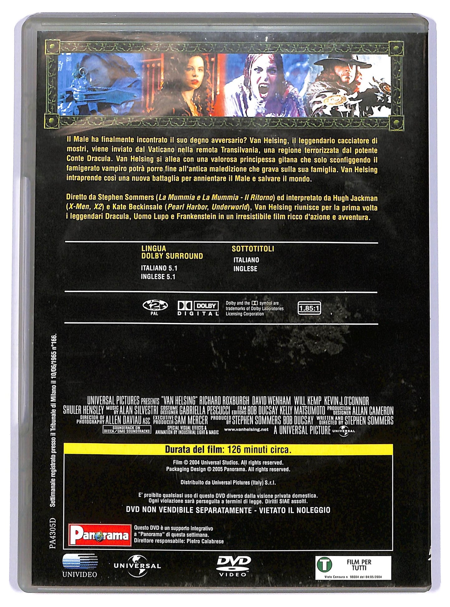 EBOND Van Helsing  EDITORIALE DVD D736921