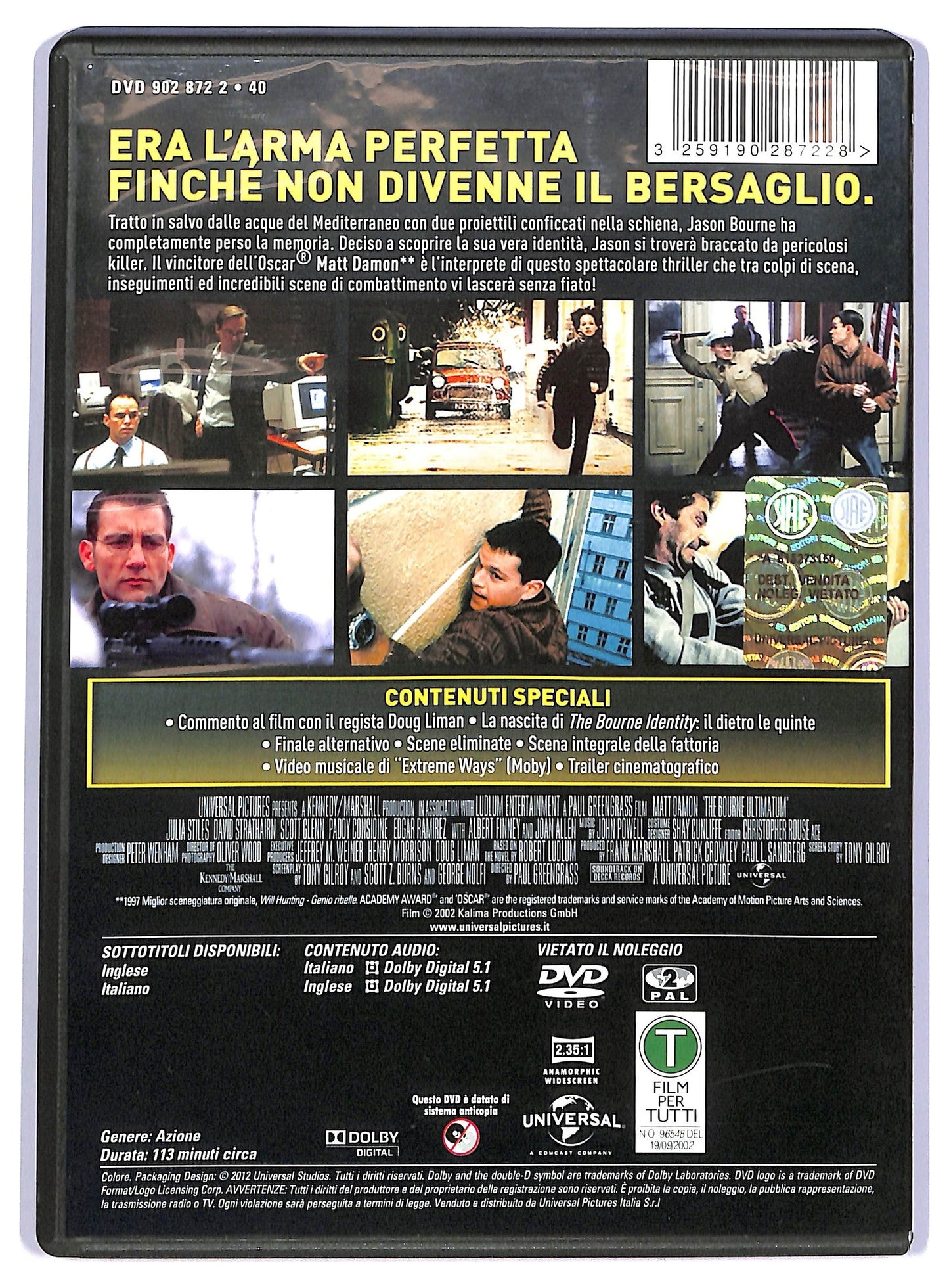 EBOND The Bourne Identity DVD D737034