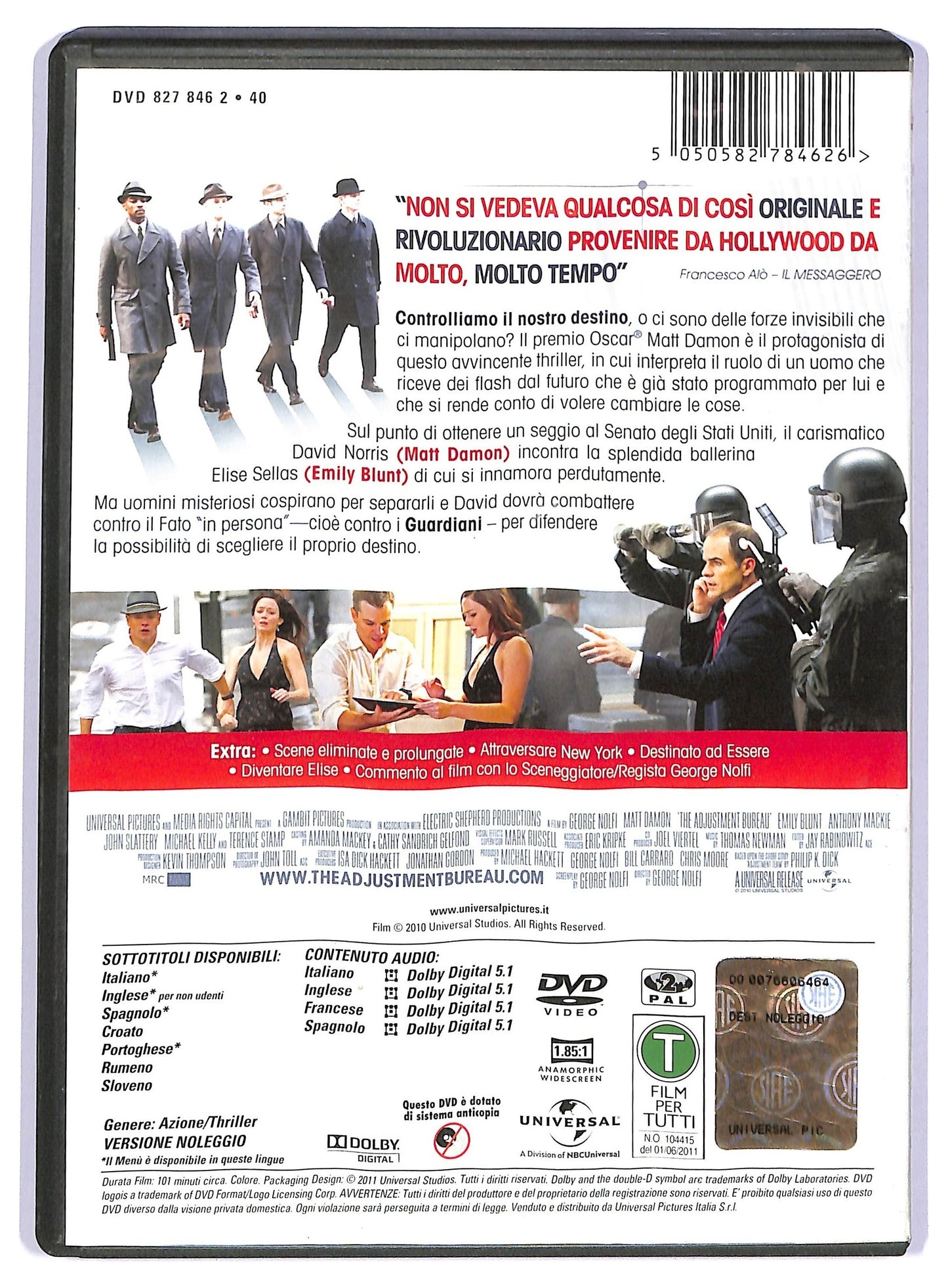 EBOND I Guardiani del Destino NOLEGGIO DVD D737111