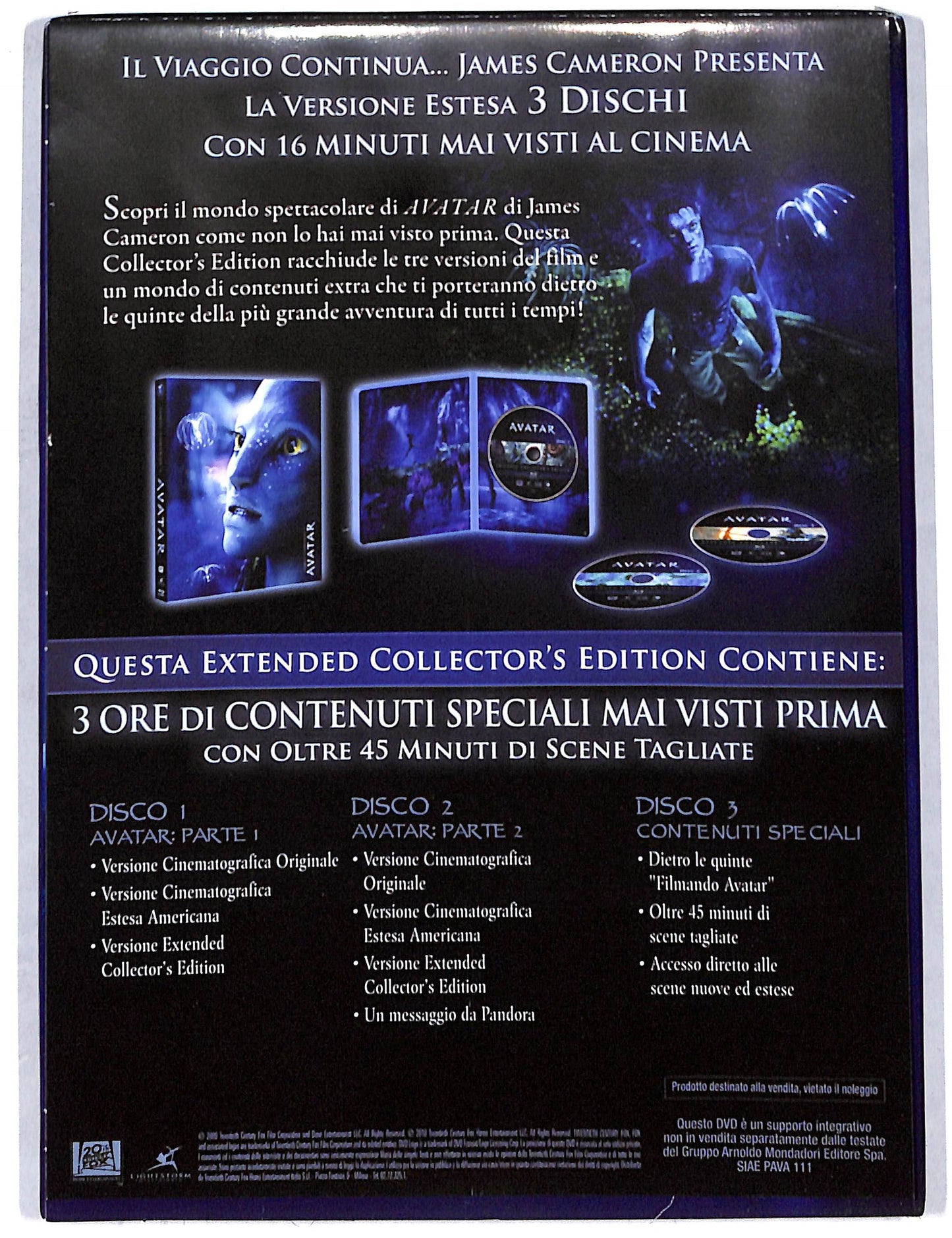 EBOND Avatar EXTENDED COLLECTOR'S EDITIO DVD D737426