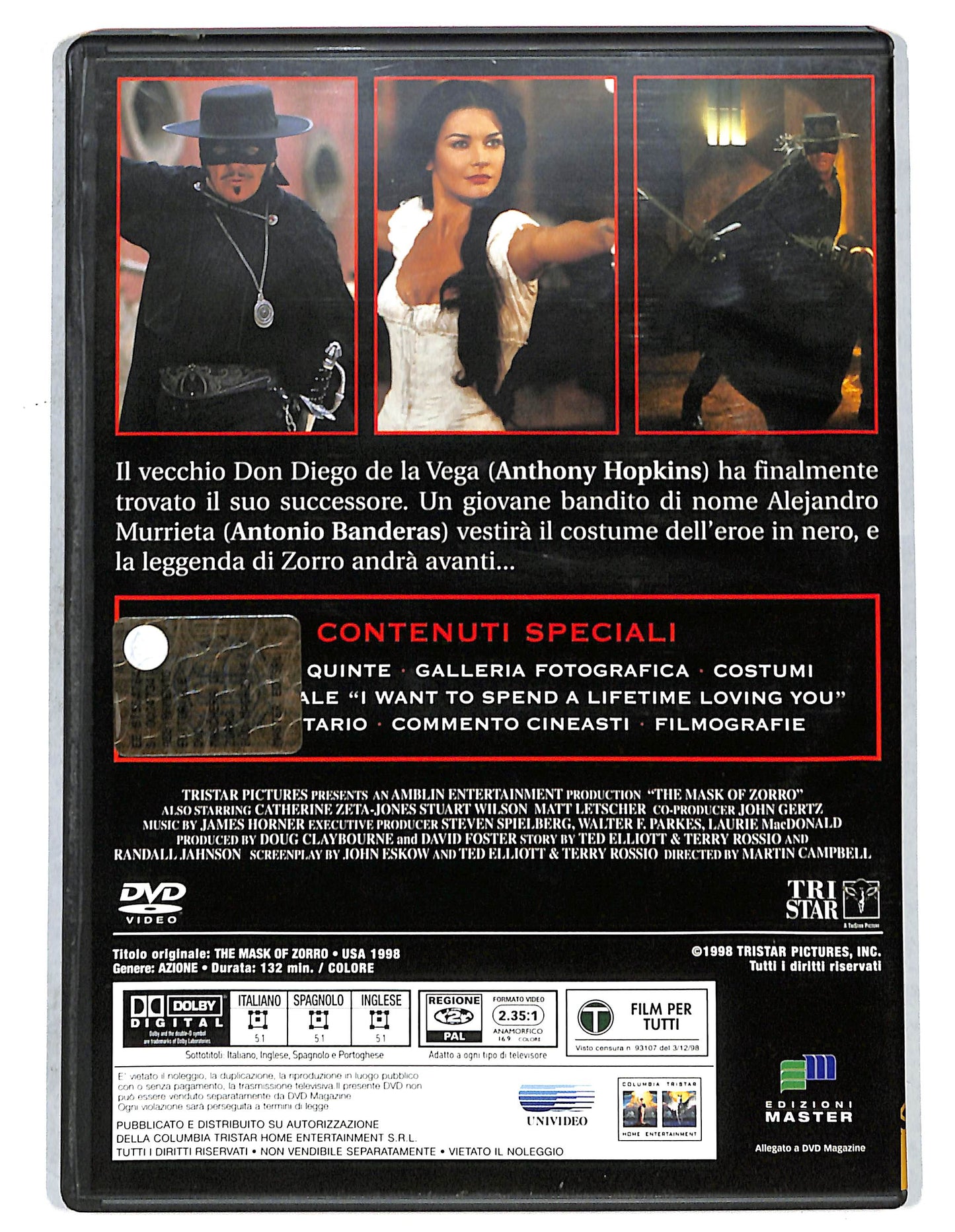 EBOND La maschera di Zorro  EDITORIALE DVD D737614