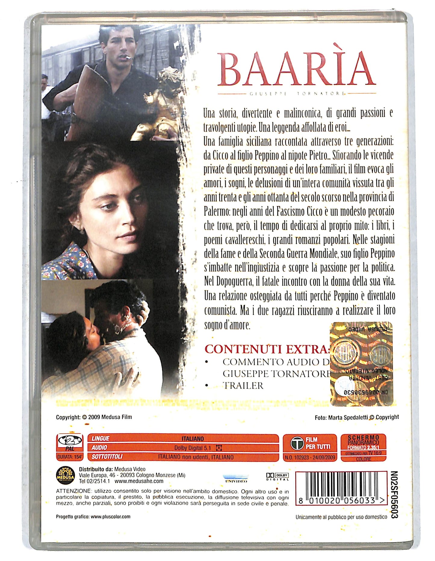 EBOND Baaria Di Giuseppe Tornatore DVD D737649