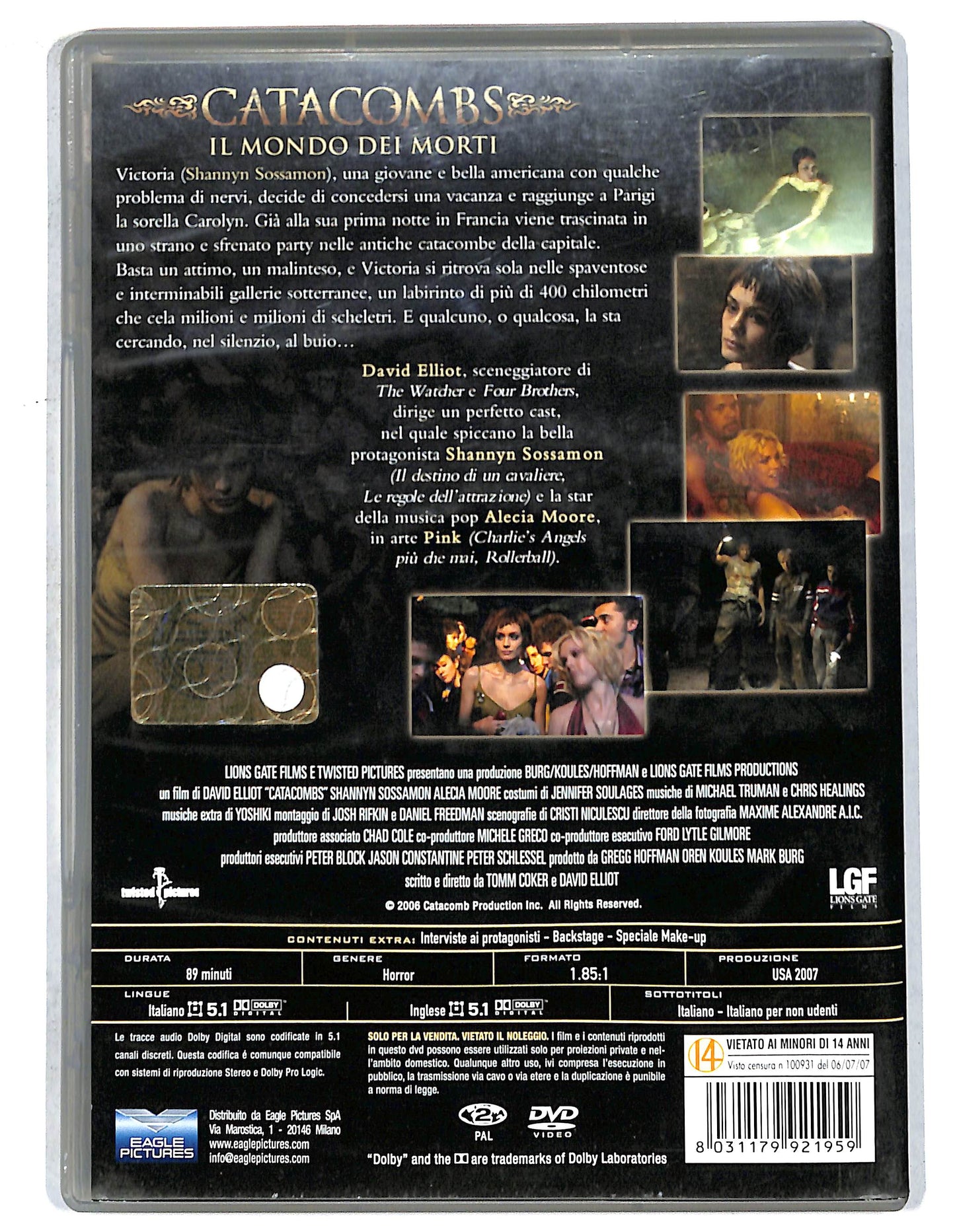 EBOND Catacombs - Il Mondo Dei Morti DVD D737750