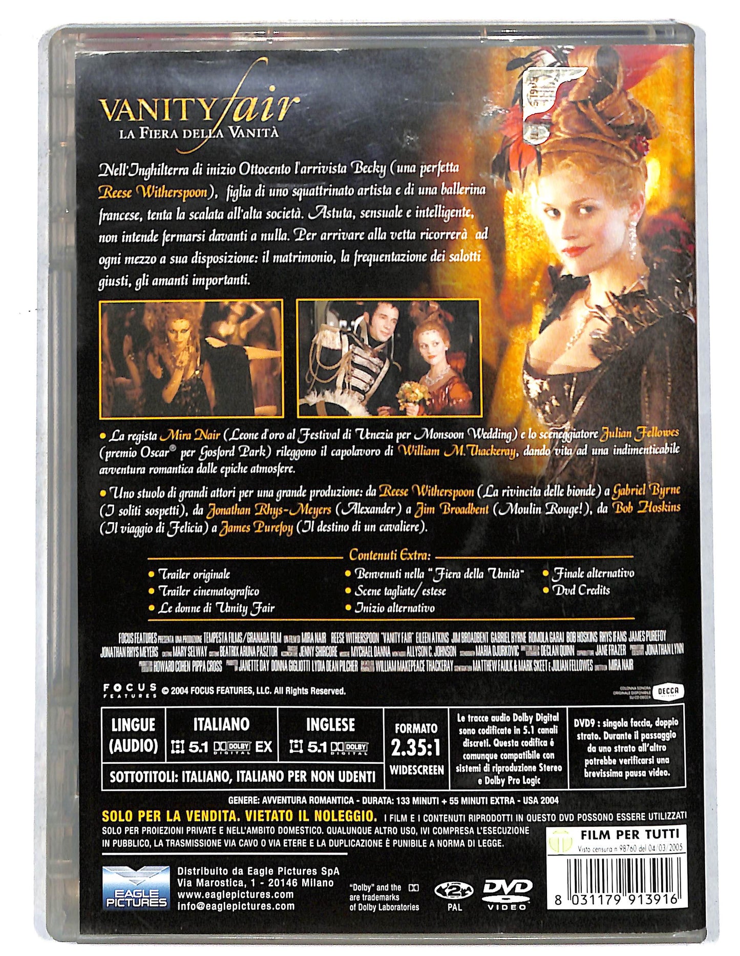 EBOND Vanity Fair DVD D737761
