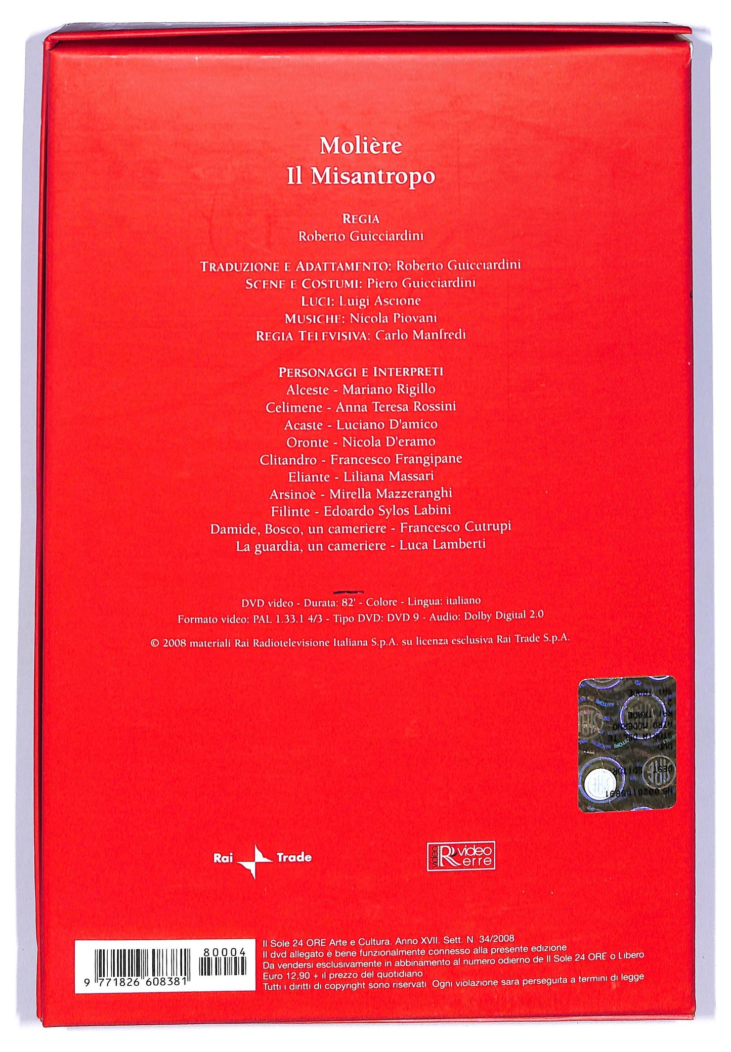 EBOND Storia Del Teatro- Moliere- Il Misantropo Vol.2  DVD Editoriale D737903
