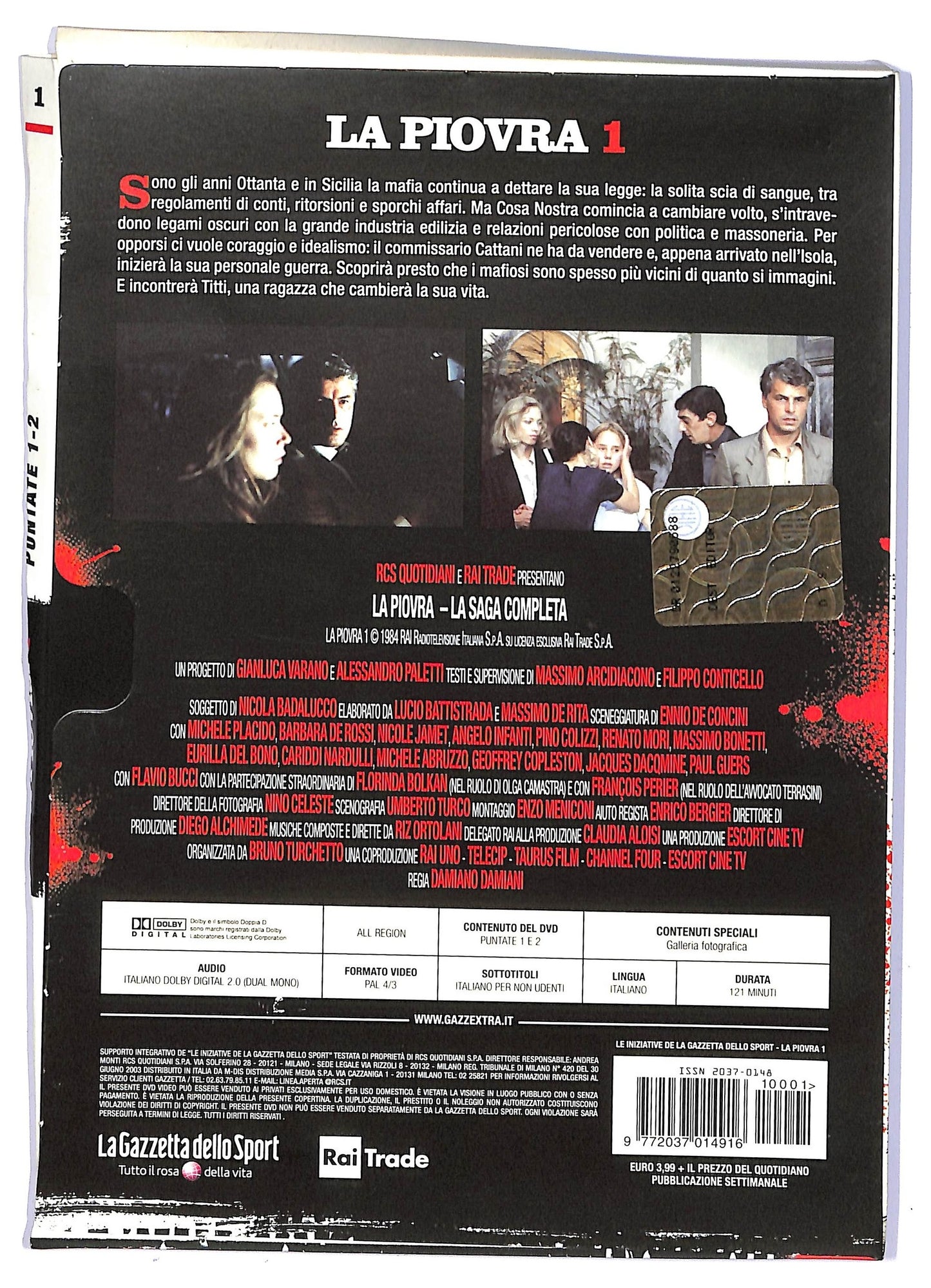 EBOND La piovra 1 - puntate 1 - 2 EDITORIALE DVD D737912