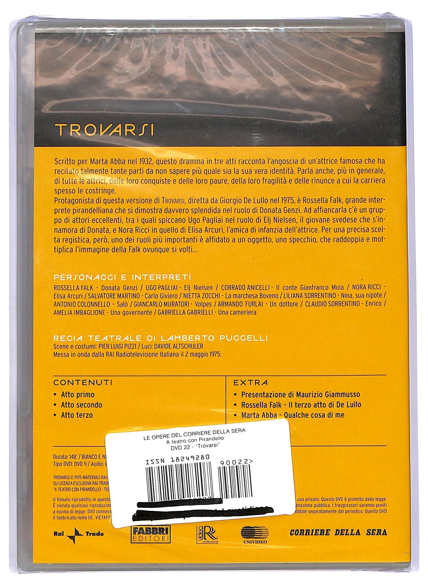 EBOND A Teatro con Pirandello - Trovarsi EDITORIALE DVD D737933