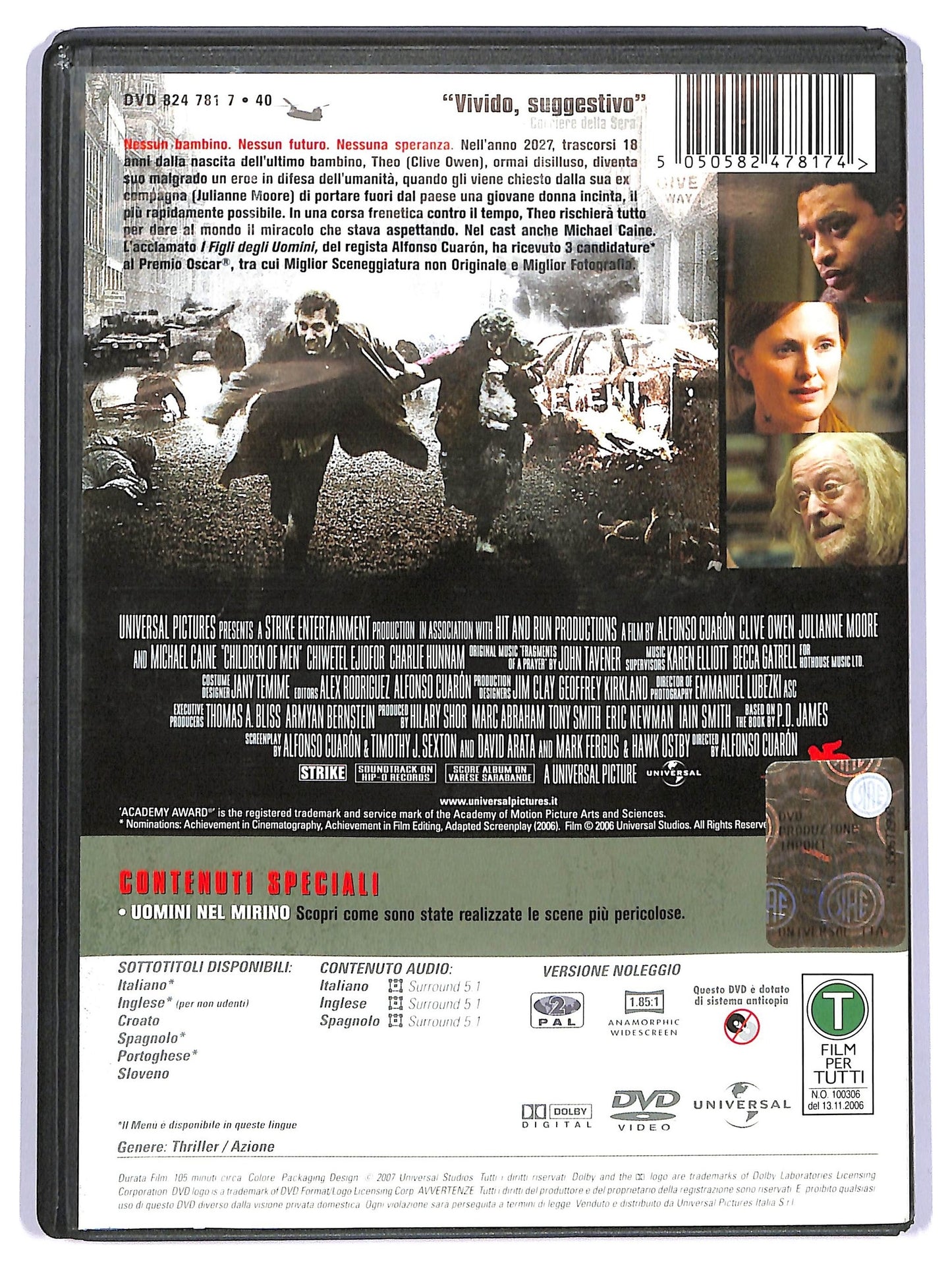 EBOND I Figli Degli Uomini  DVD  Ex Noleggio D738024