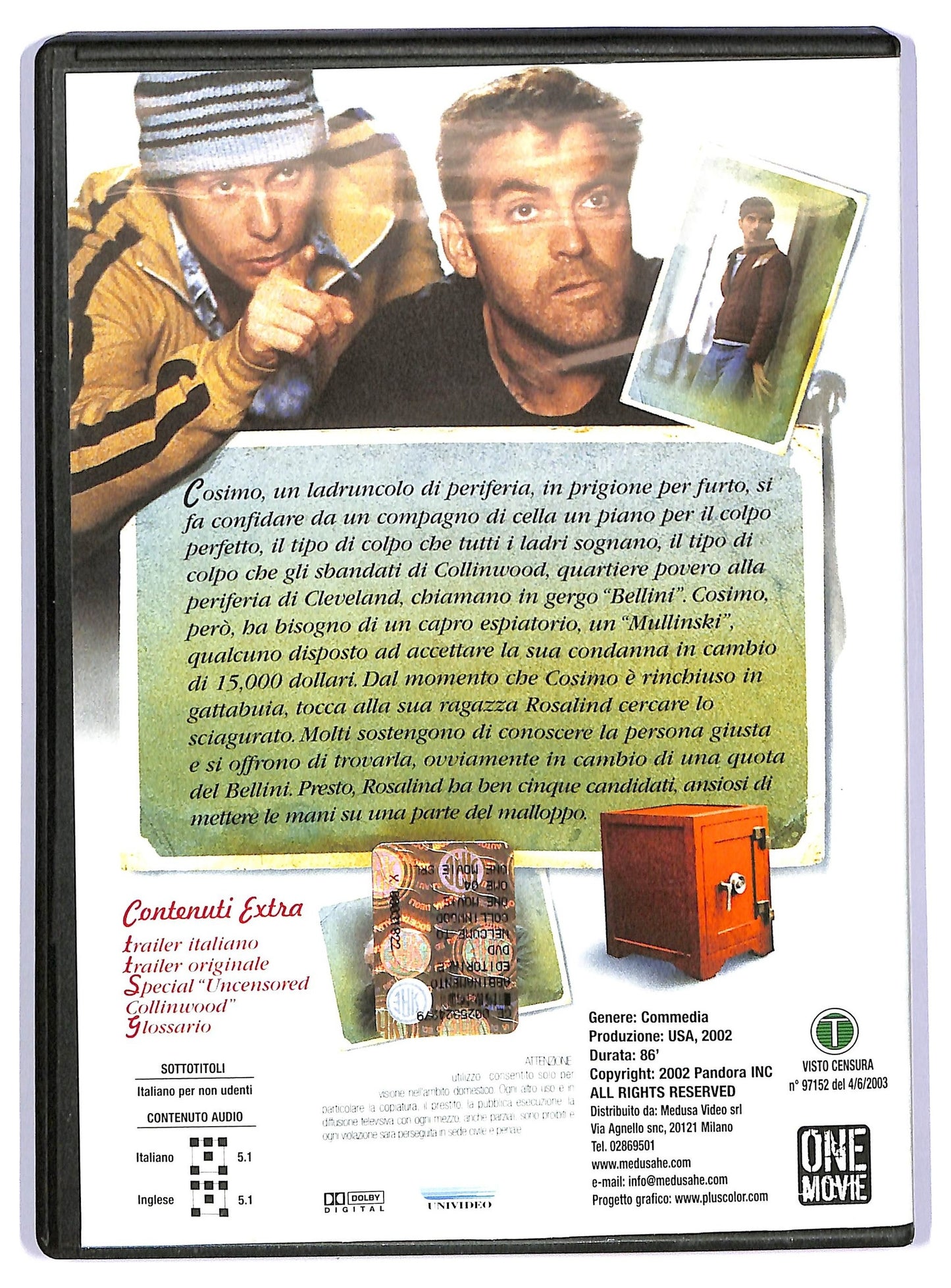 EBOND Welcome to Collinwood DVD EDITORIALE D738047