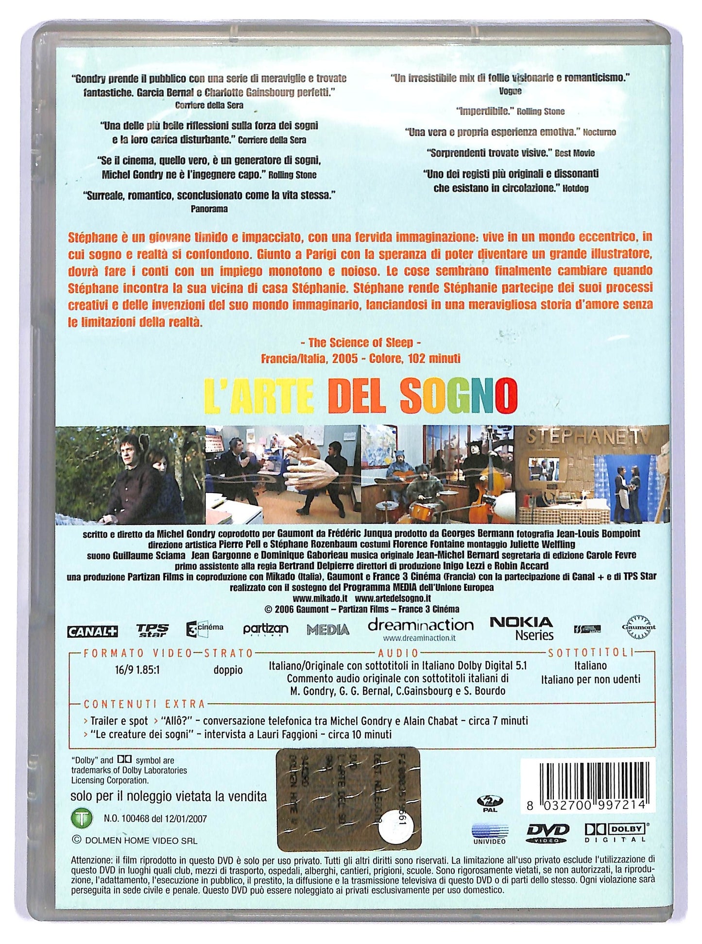 EBOND L'arte del sogno DVD NOLEGGIO D738052