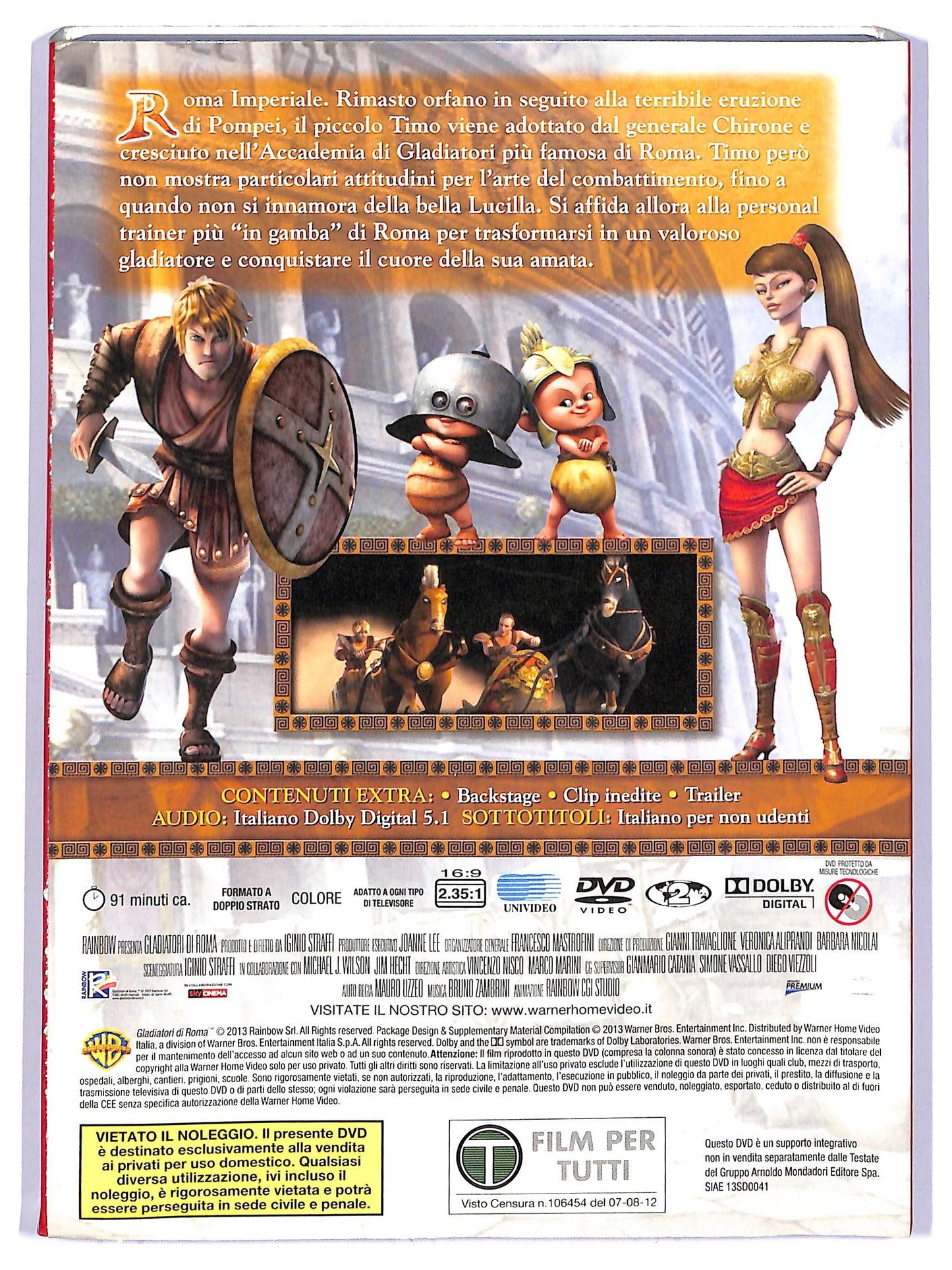 EBOND Gladiatori di Roma  EDITORIALE DVD D738128