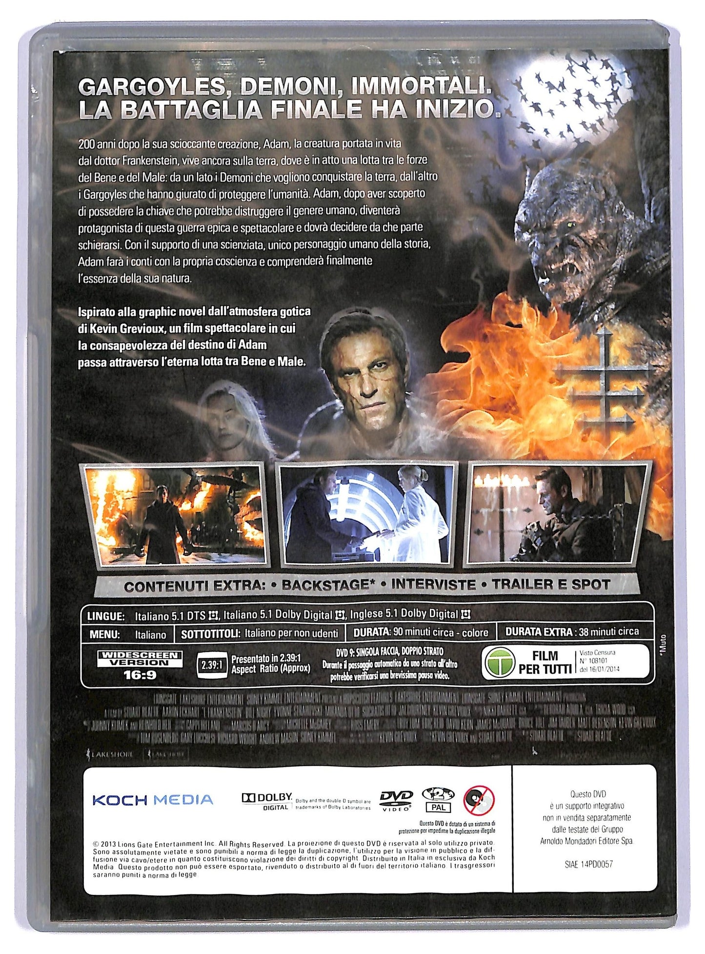 EBOND I, Frankenstein EDITORIALE DVD D738238