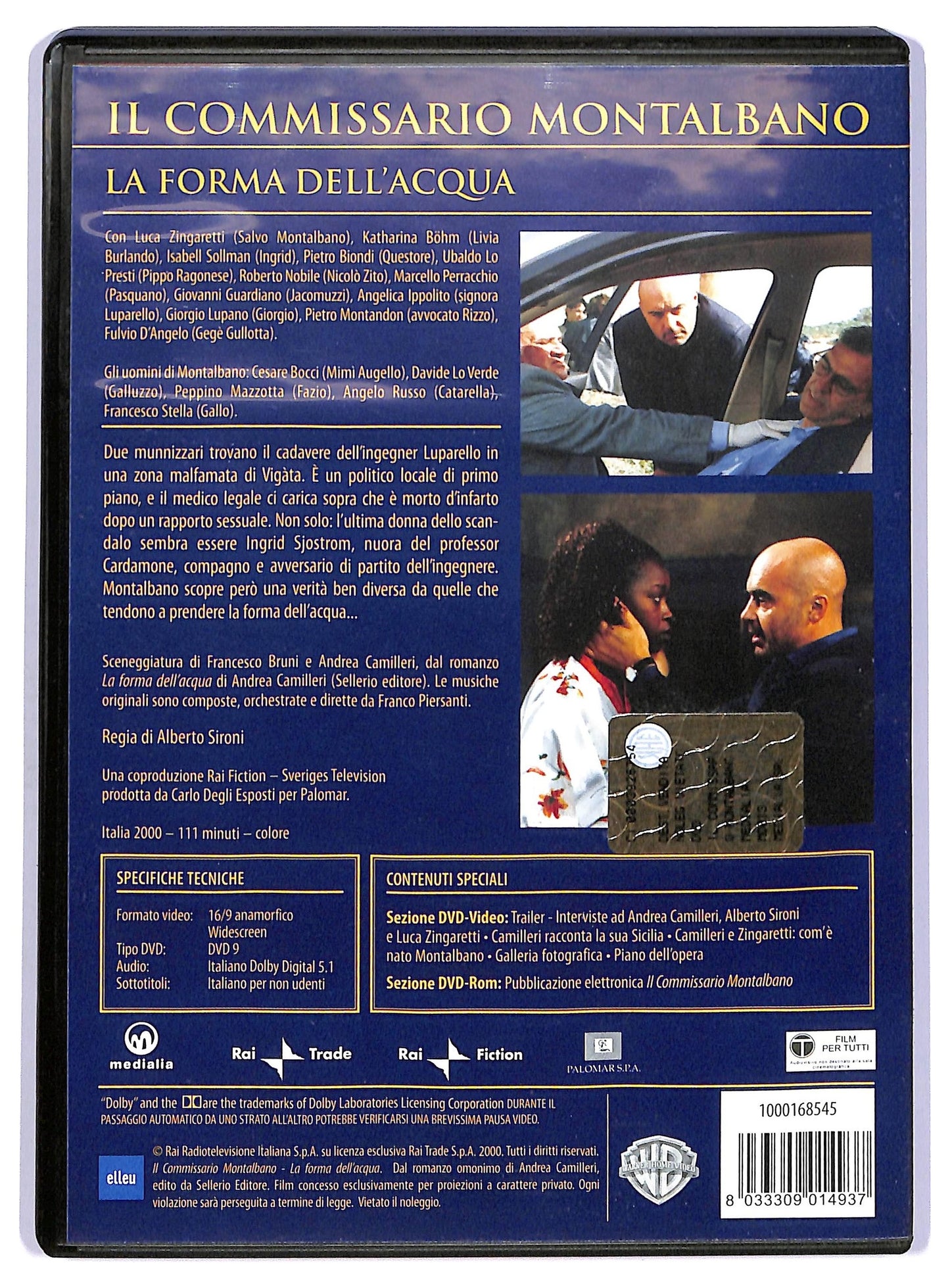 EBOND Il commissario Montalbano - La forma dell'acqua DVD D738250