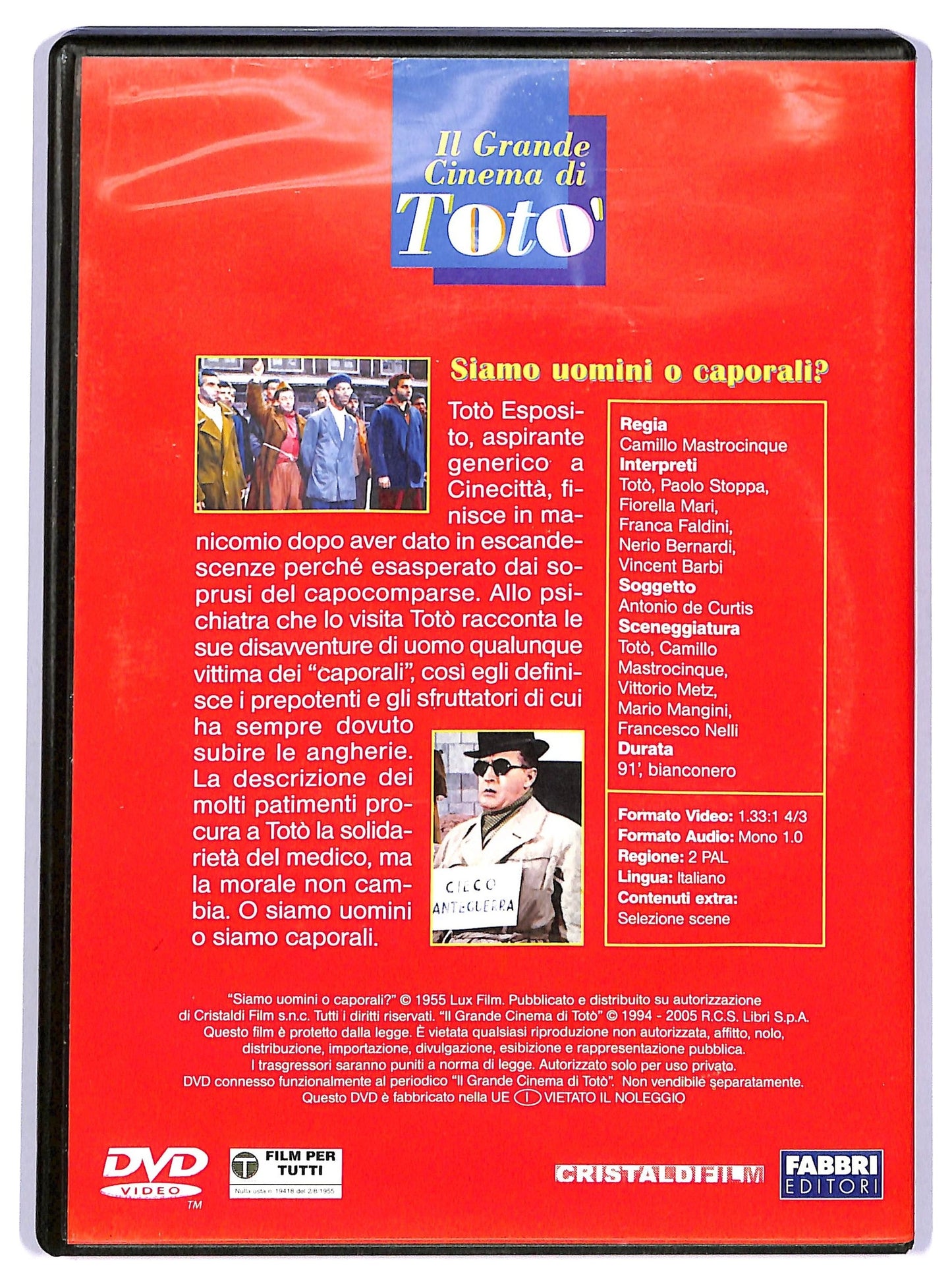 EBOND Siamo uomini o caporali EDITORIALE DVD D738261