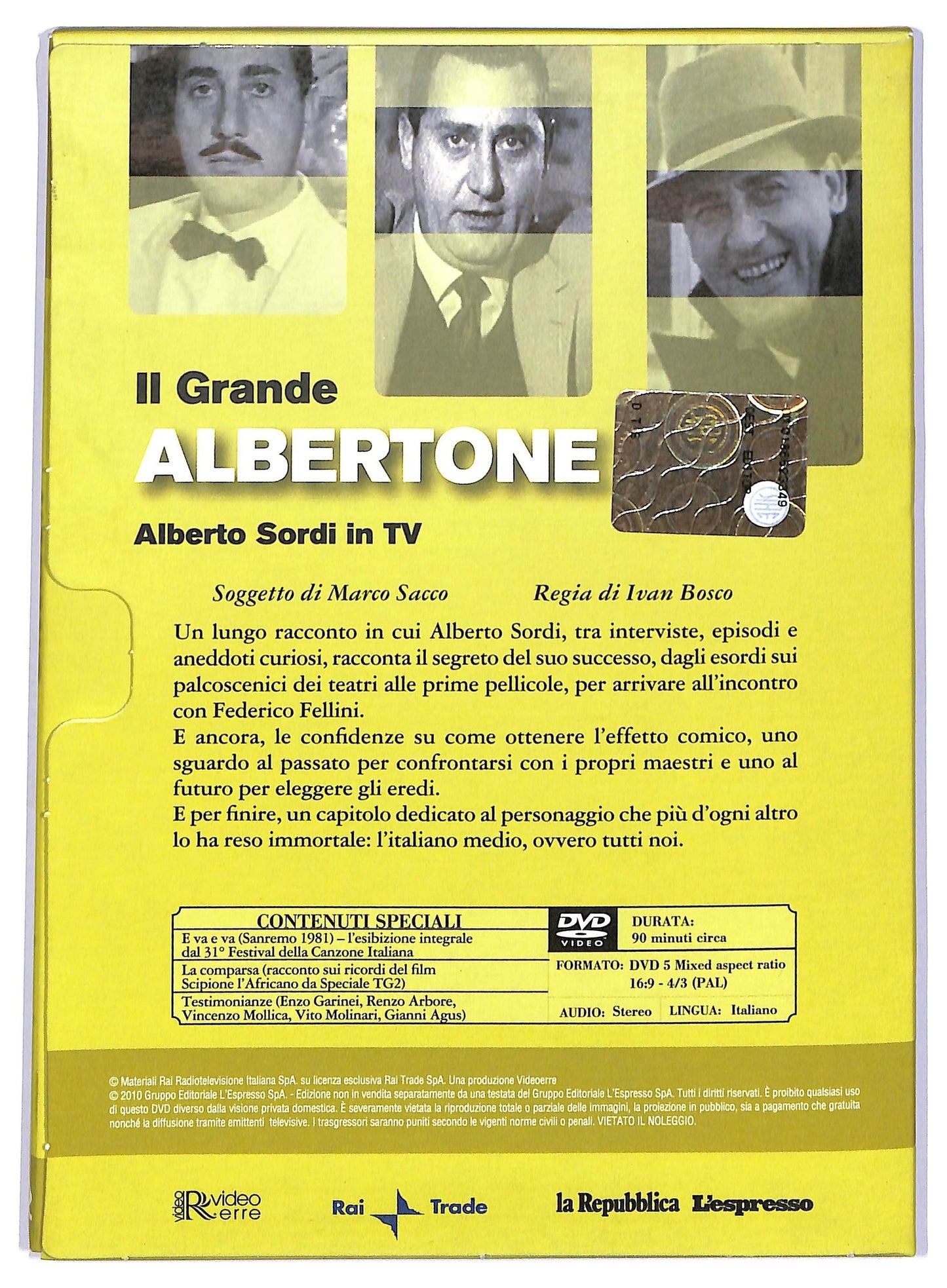 EBOND Il Grande Albertone - La carriera DVD D738325