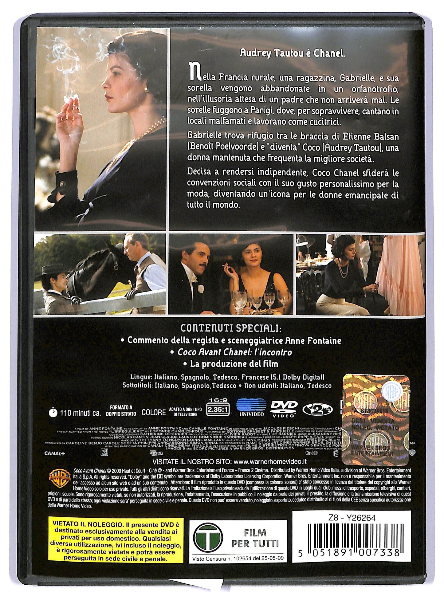 EBOND Coco avant Chanel  L'amore prima del mito DVD D738351