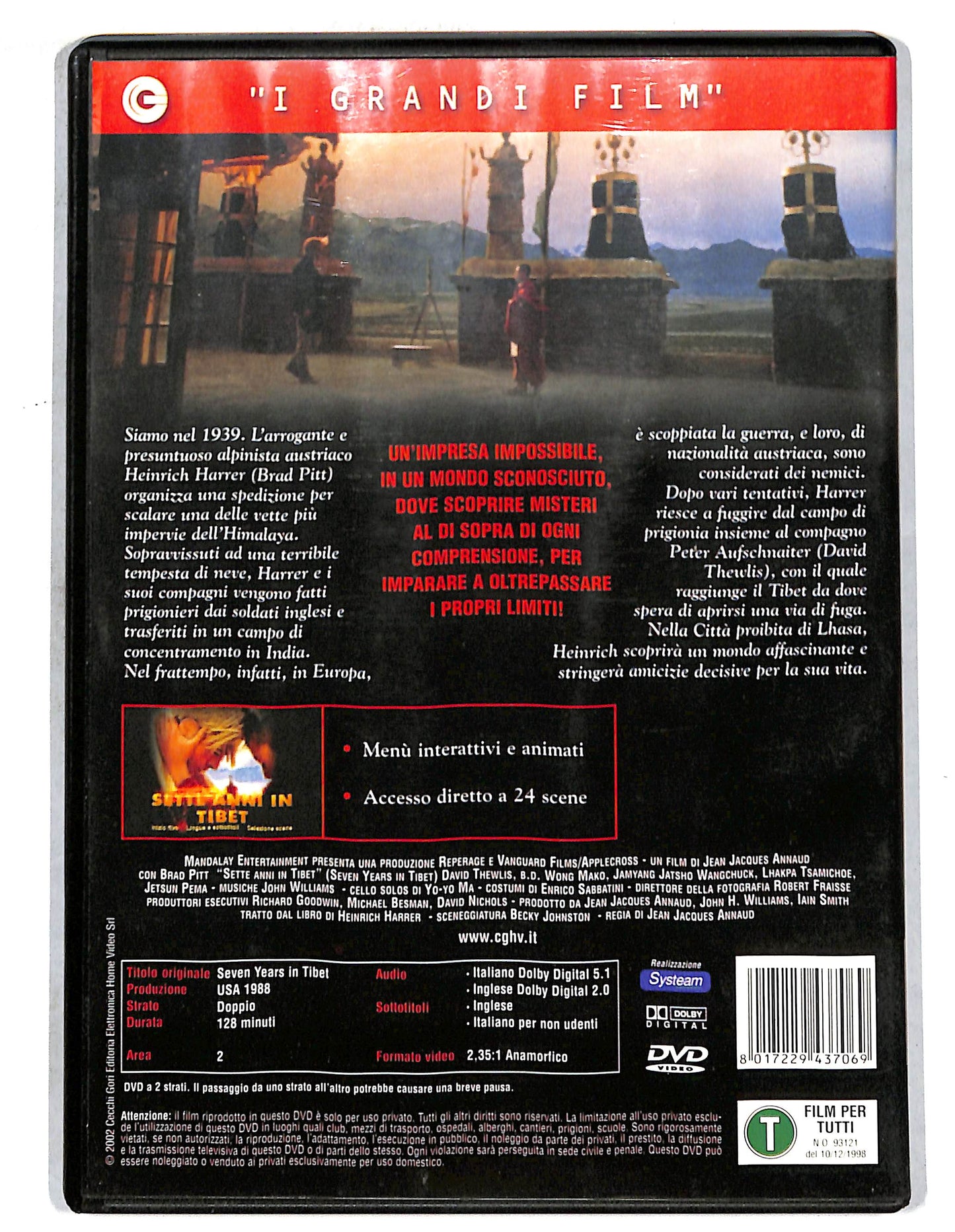EBOND Sette anni in Tibet  DVD D738526