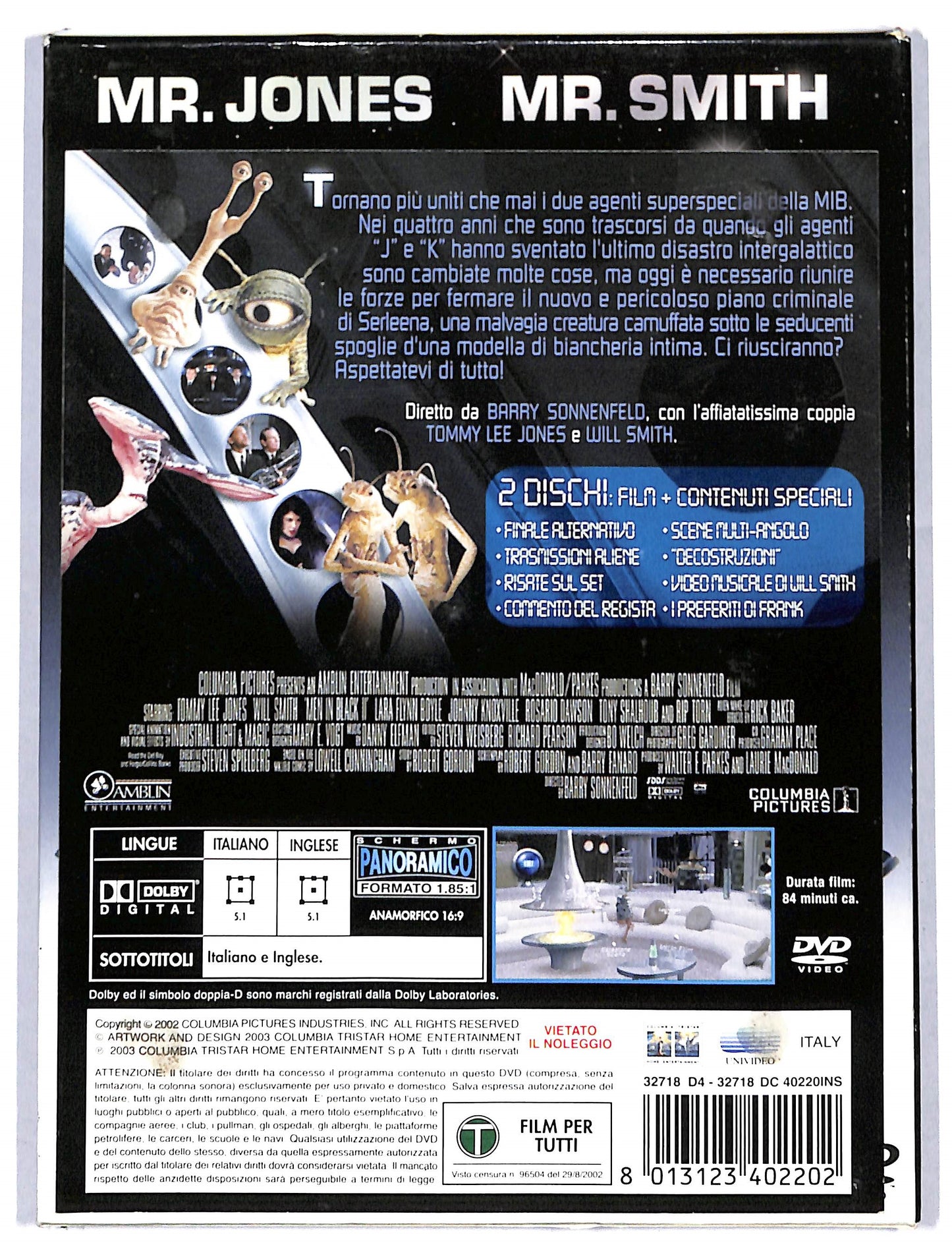 EBOND Men in Black 2 (2 dischi) DIGIPACK DVD D738601