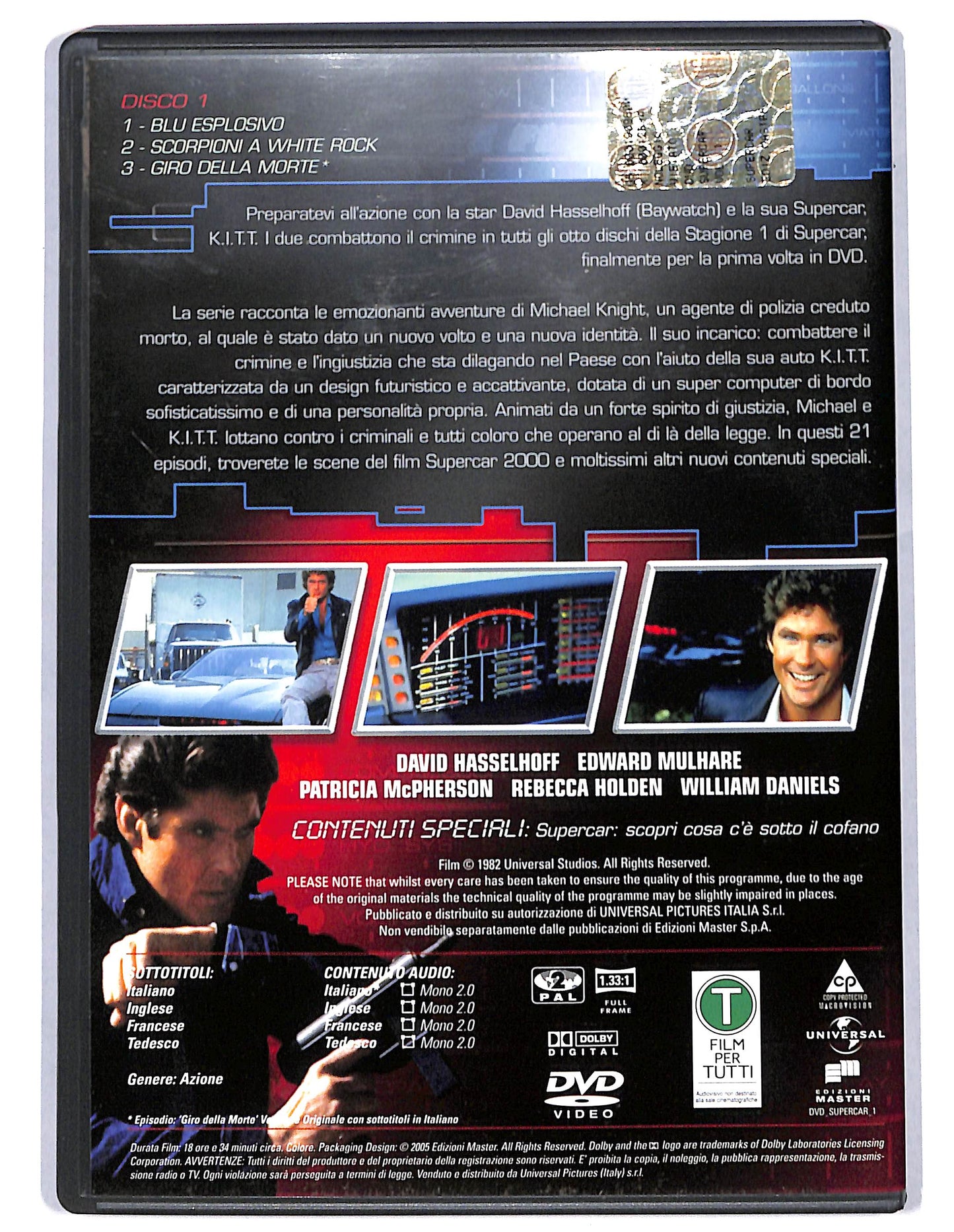 EBOND Supercar Volume 1 EDITORIALE  DVD D738626