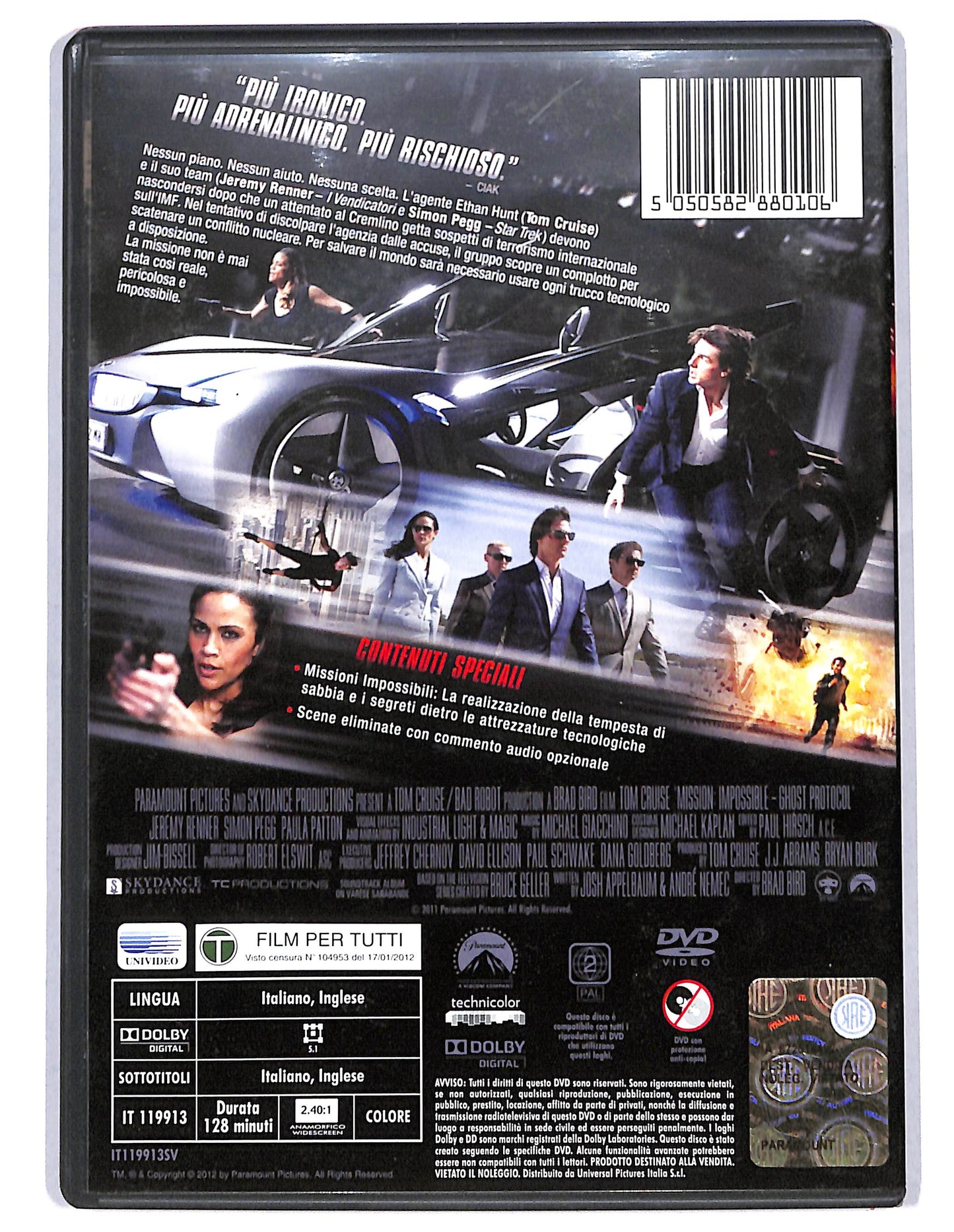 EBOND Mission impossible - Protocollo fantasma DVD D738662