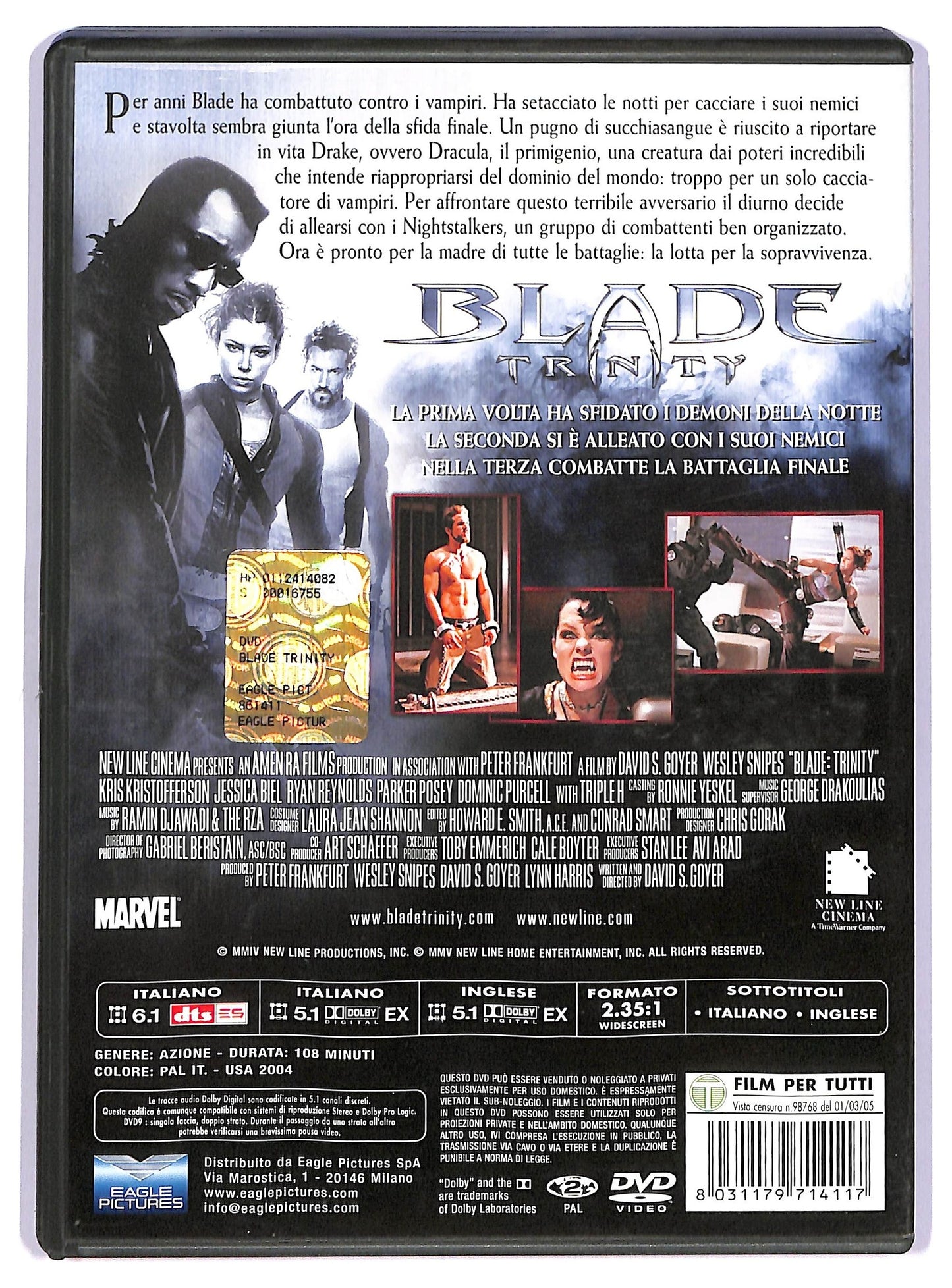 EBOND Blade Trinity DVD NOLEGGIO D738832