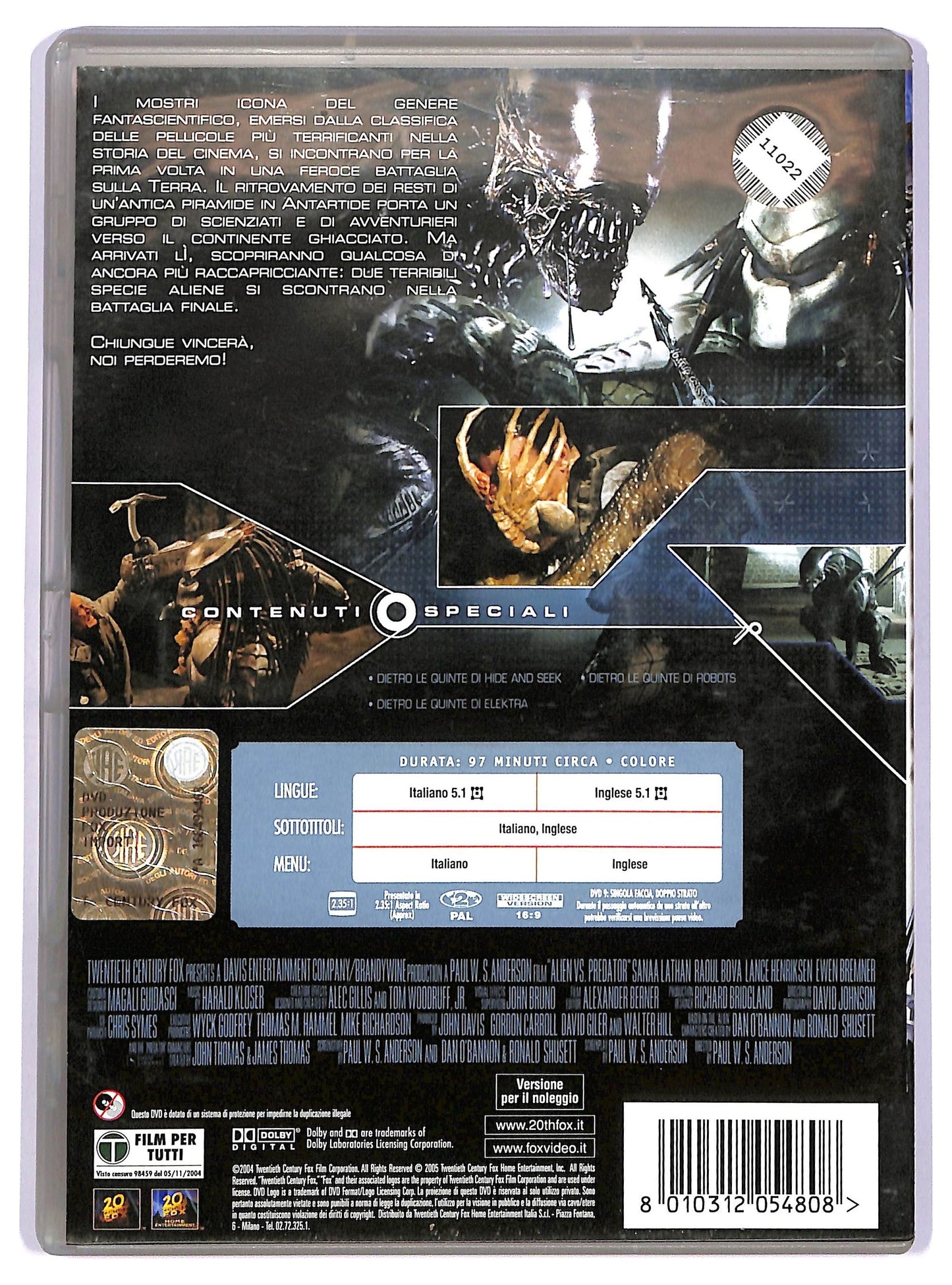 EBOND Alien vs. Predator  NOLEGGIO DVD D738839