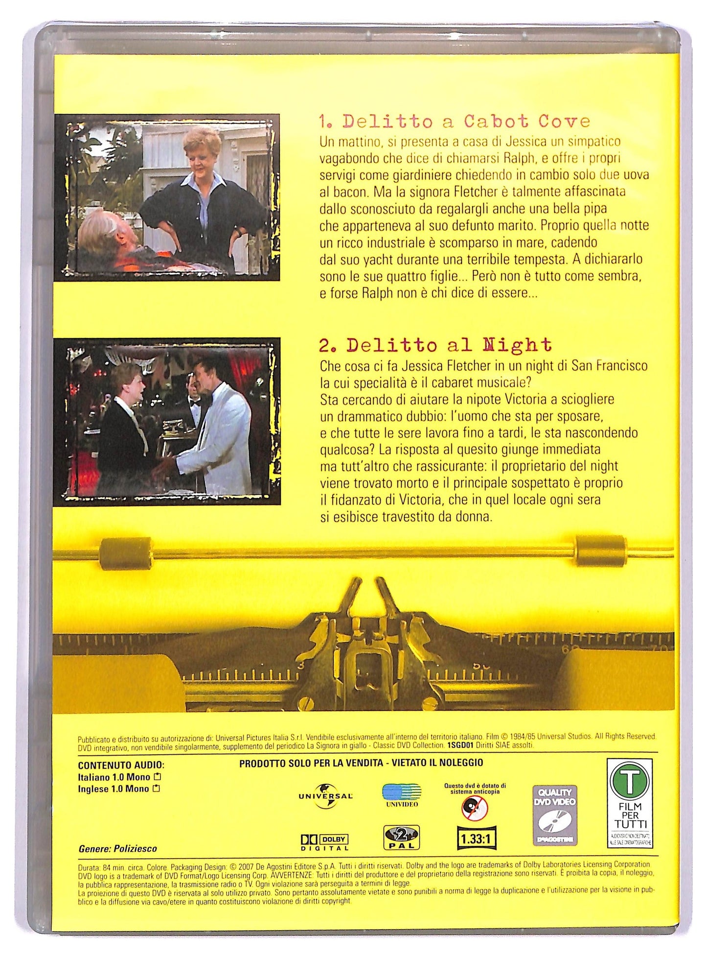 EBOND La signora in giallo stagione 1 episodi 1 - 2 EDITORIALE DVD D738925