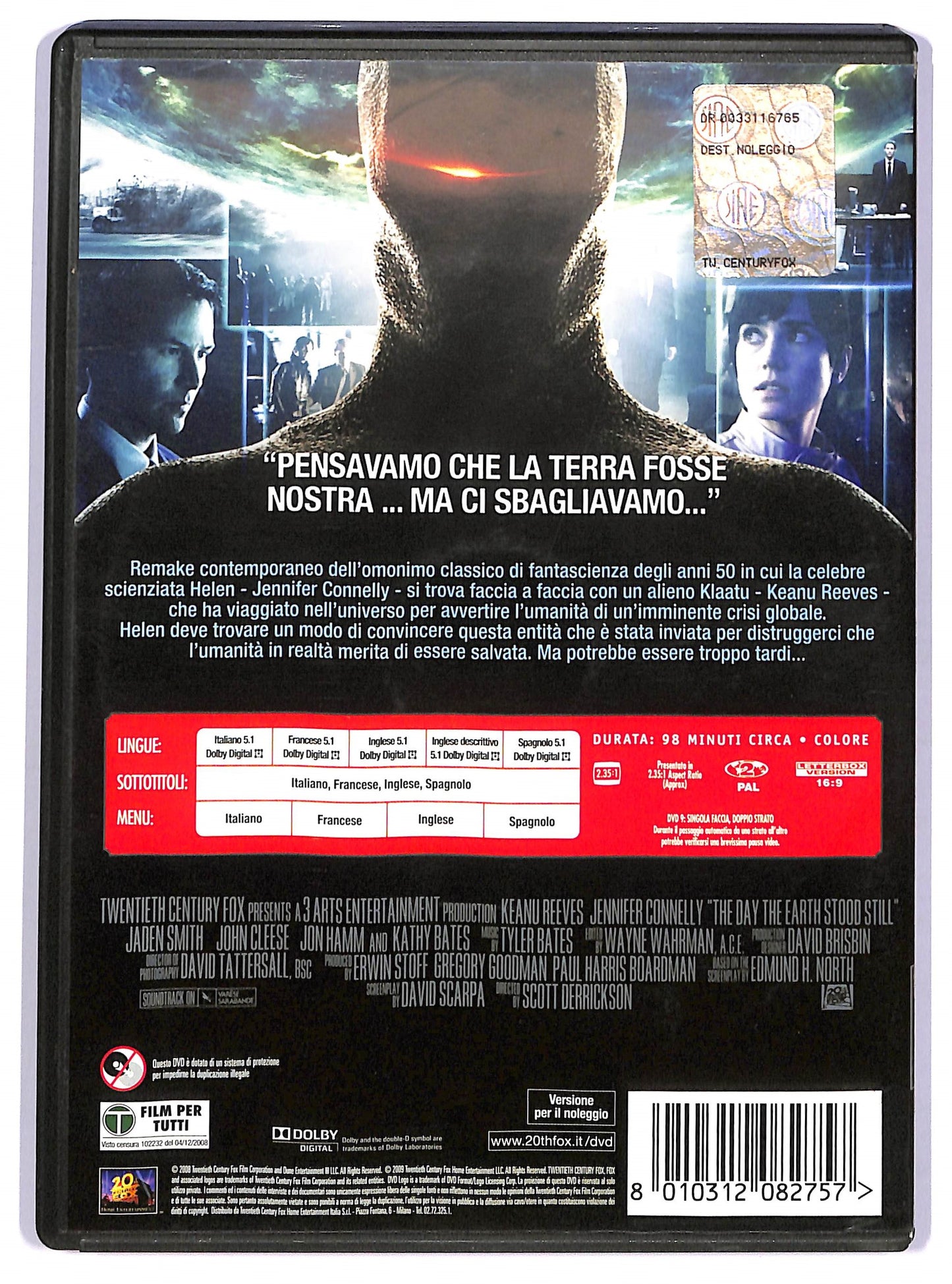 EBOND Ultimatum alla Terra NOLEGGIO DVD D738937