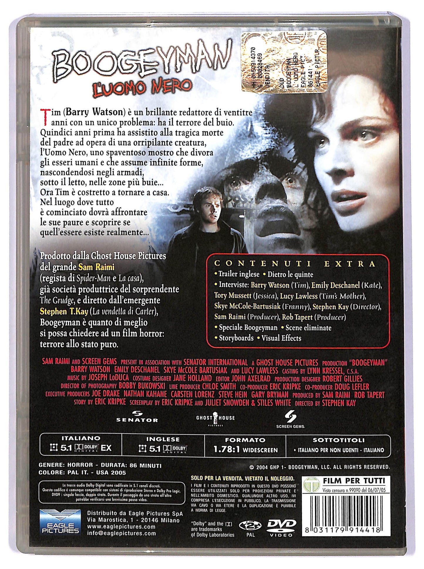 EBOND boogeyman - l'uomo nero DVD D739013