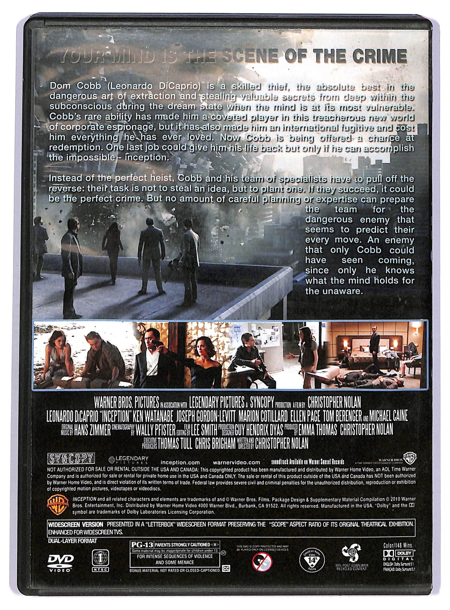 EBOND Inception the dream is real NOLEGGIO DVD D739037