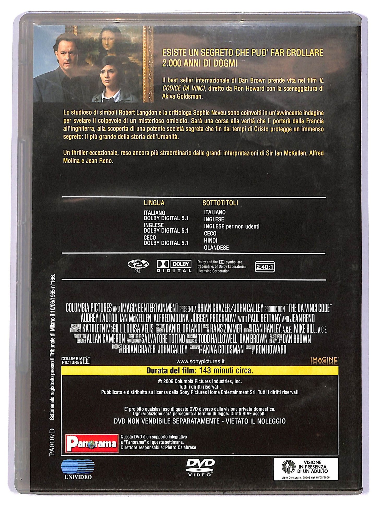 EBOND Il codice Da Vinci EDITORIALE DVD D739103