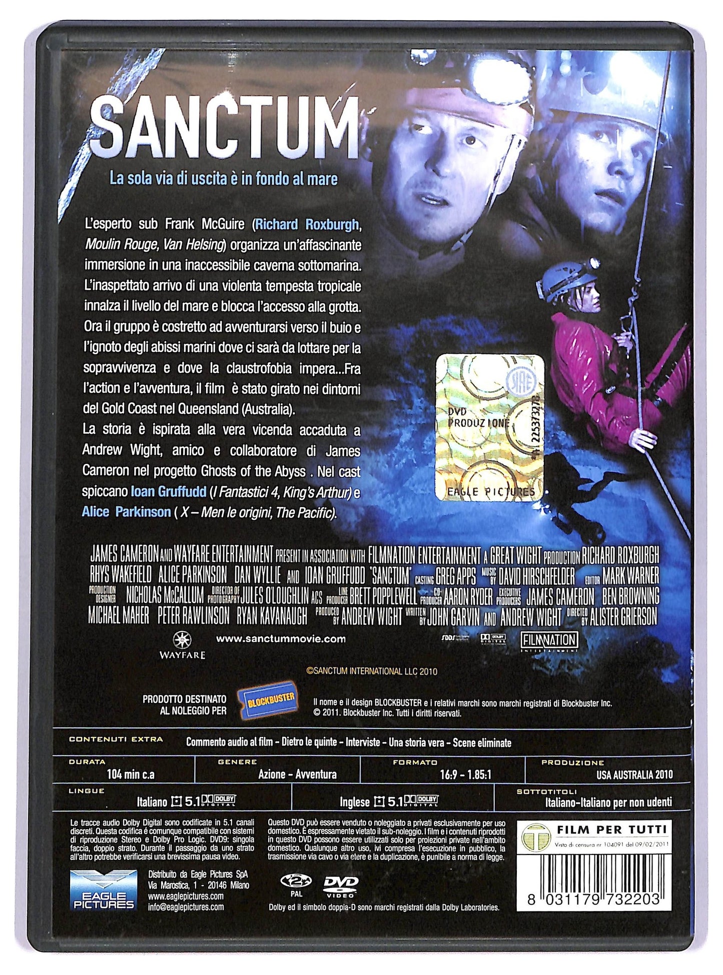 EBOND Sanctum NOLEGGIO DVD D739128