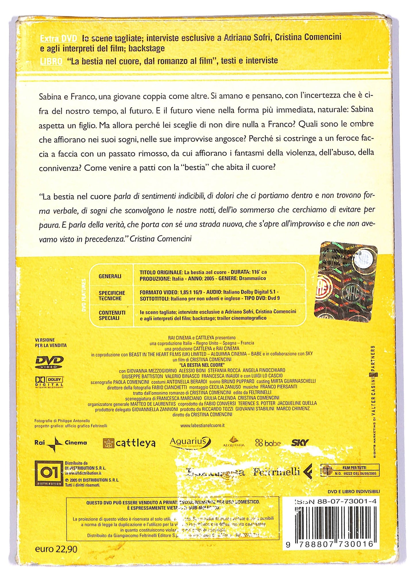 EBOND La bestia nel cuore libro e DVD D739148