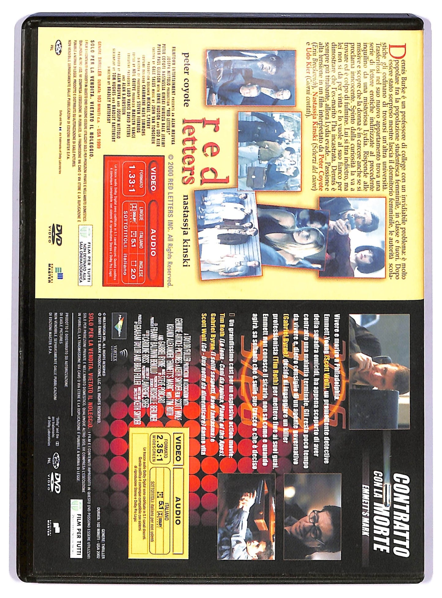 EBOND Red Letters - Contratto con la morte (2Film) EDITORIALE  DVD D739213