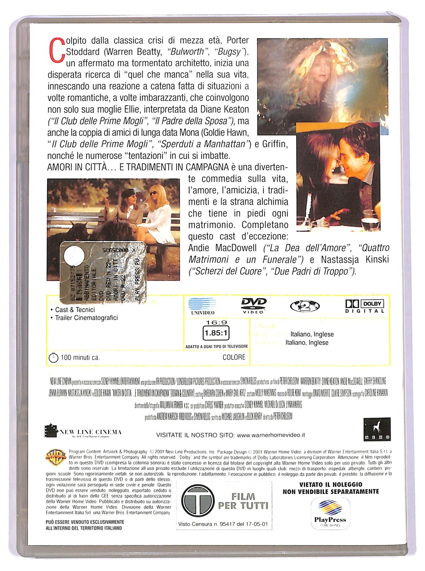 EBOND Amori in citta..e tradimenti in campagna EDITORIALE  DVD D739222