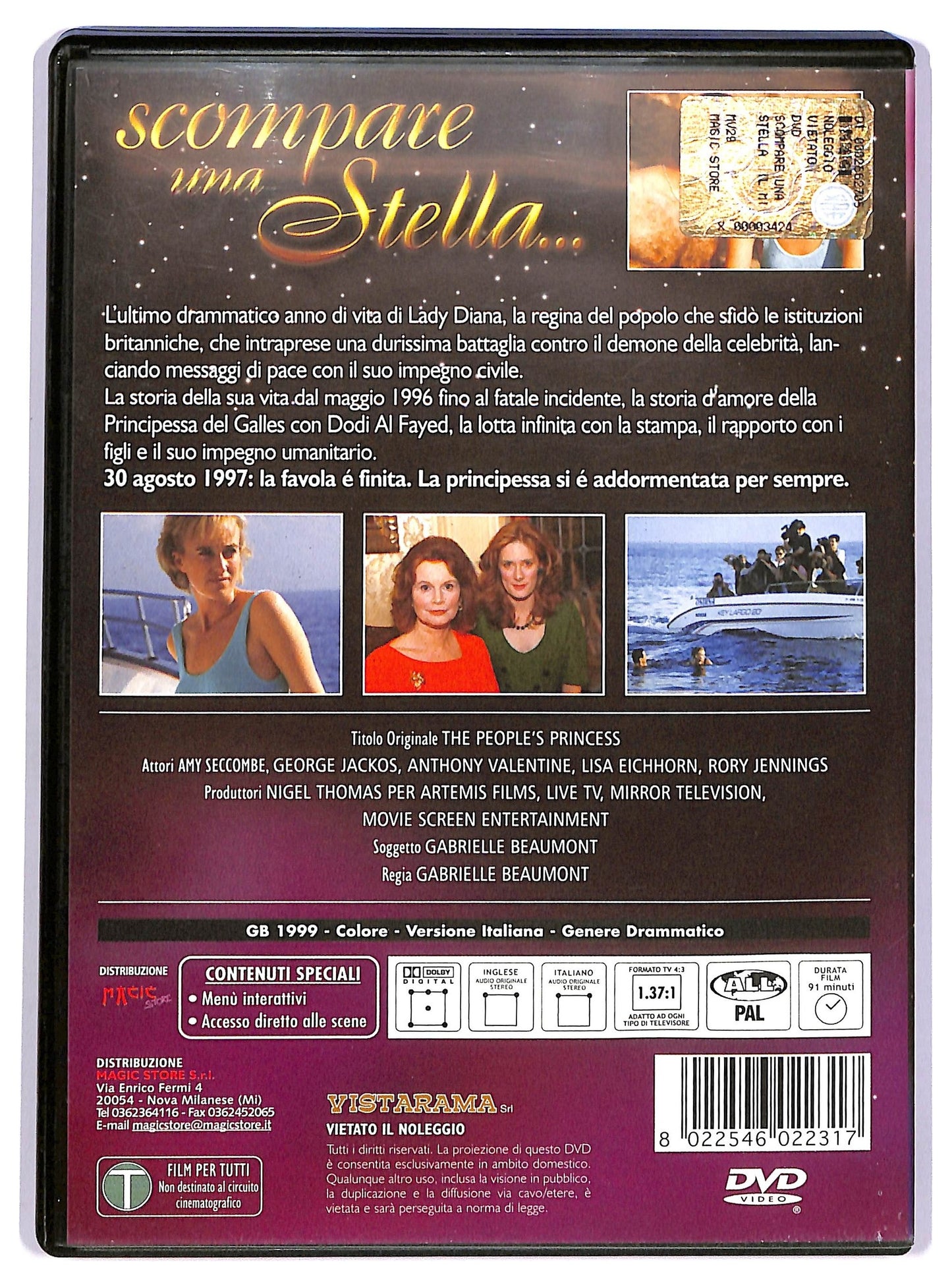 EBOND Scompare una stella Il mistero della principessa DVD D739234