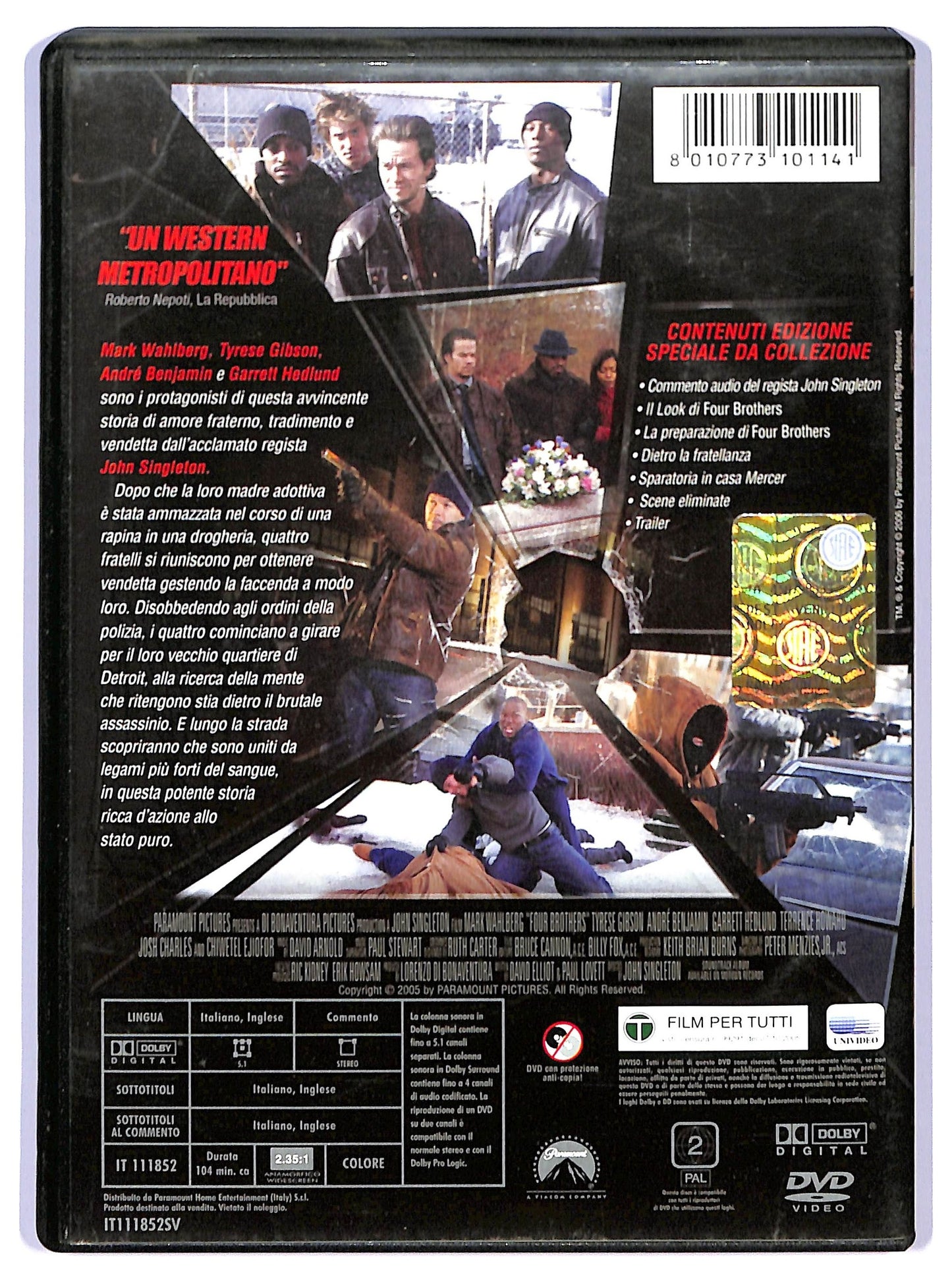 EBOND Four brothers Quattro fratelli  NOLEGGIO DVD D739358