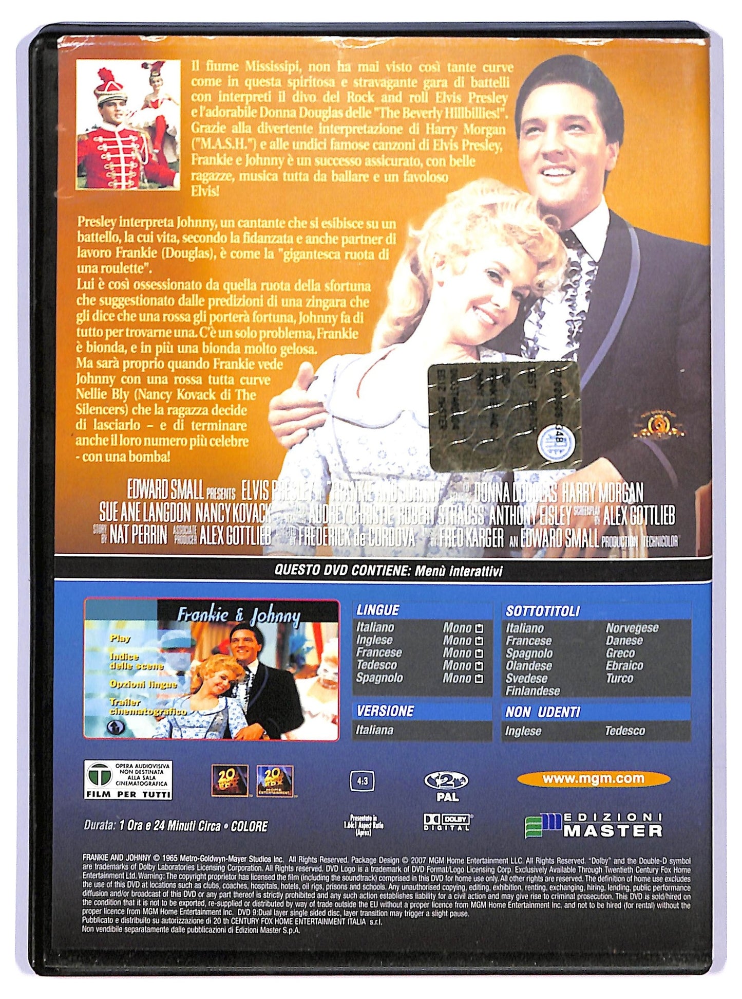 EBOND Frankie e Johnny EDITORIALE DVD D739715