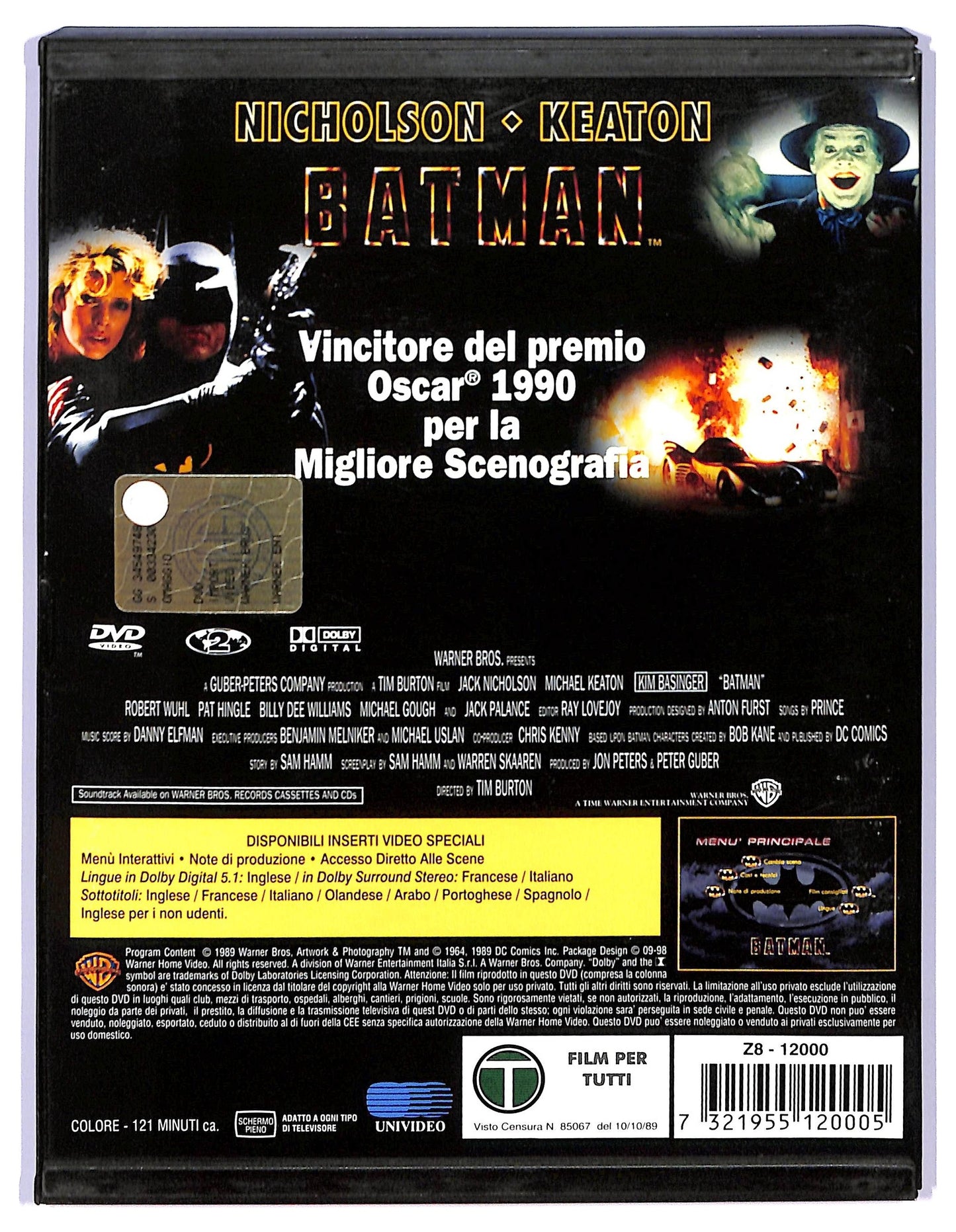 EBOND batman DVD D739741