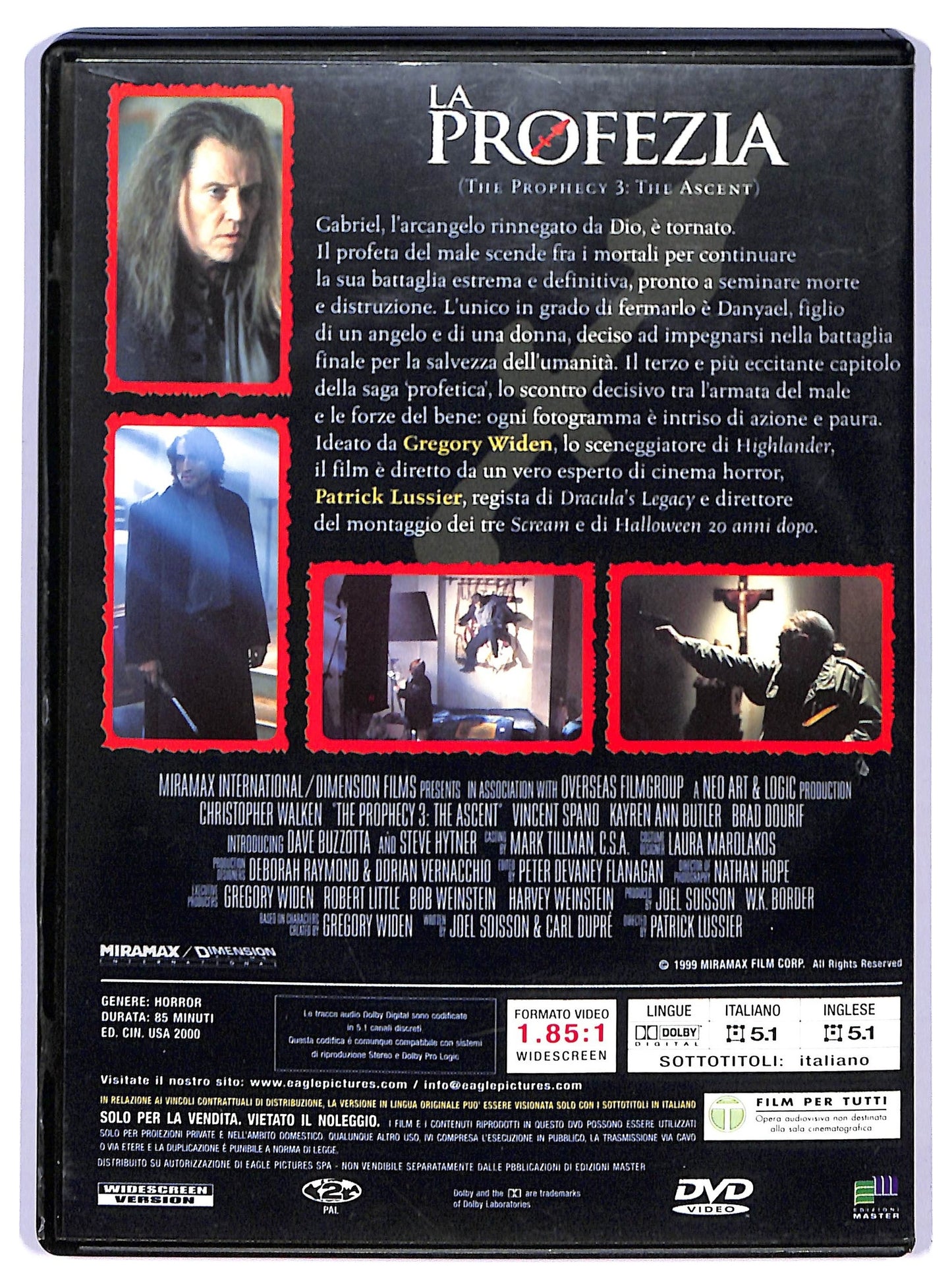 EBOND La profezia EDITORIALE DVD D739756