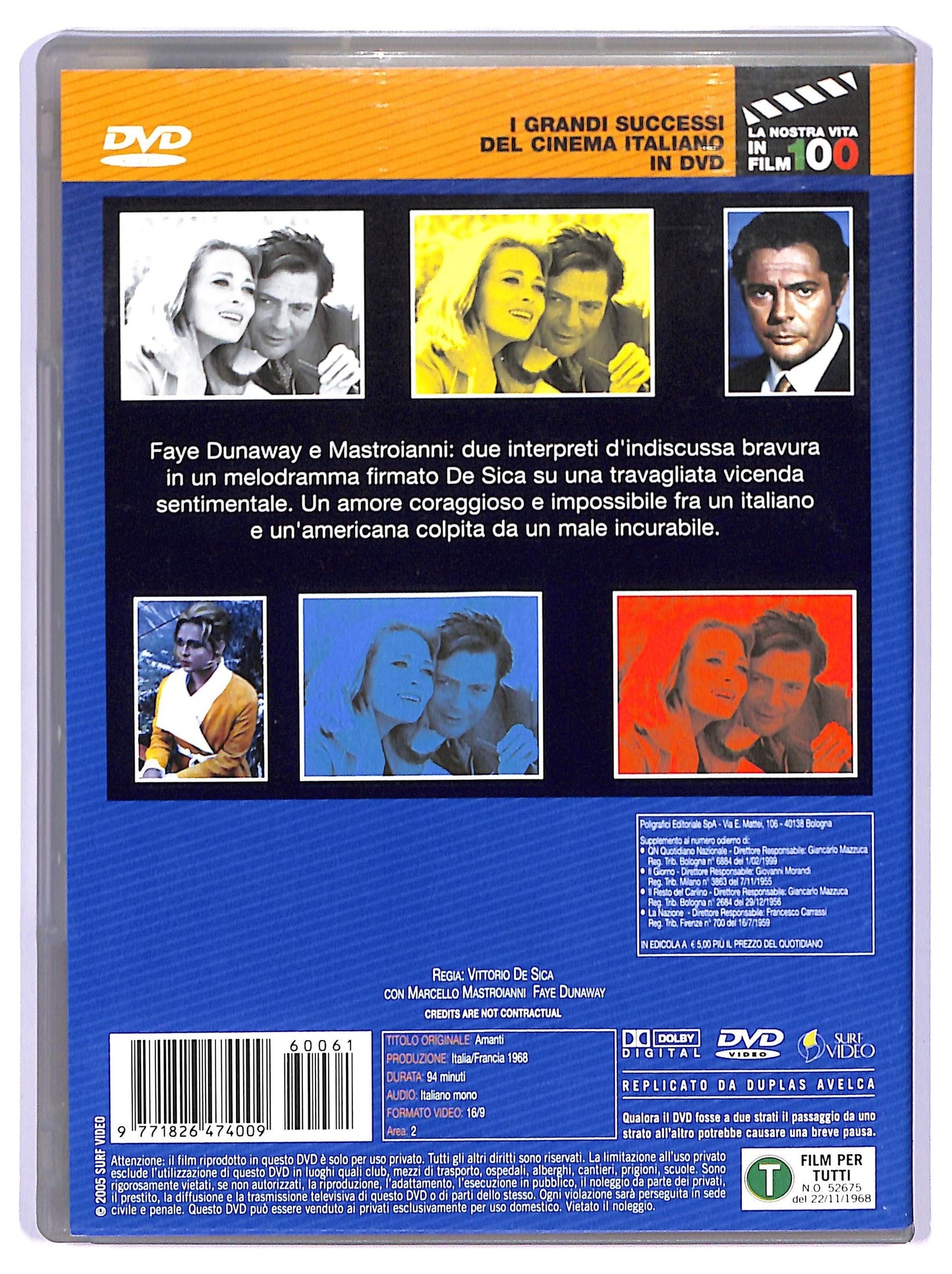 EBOND amanti  EDITORIALE DVD D739860