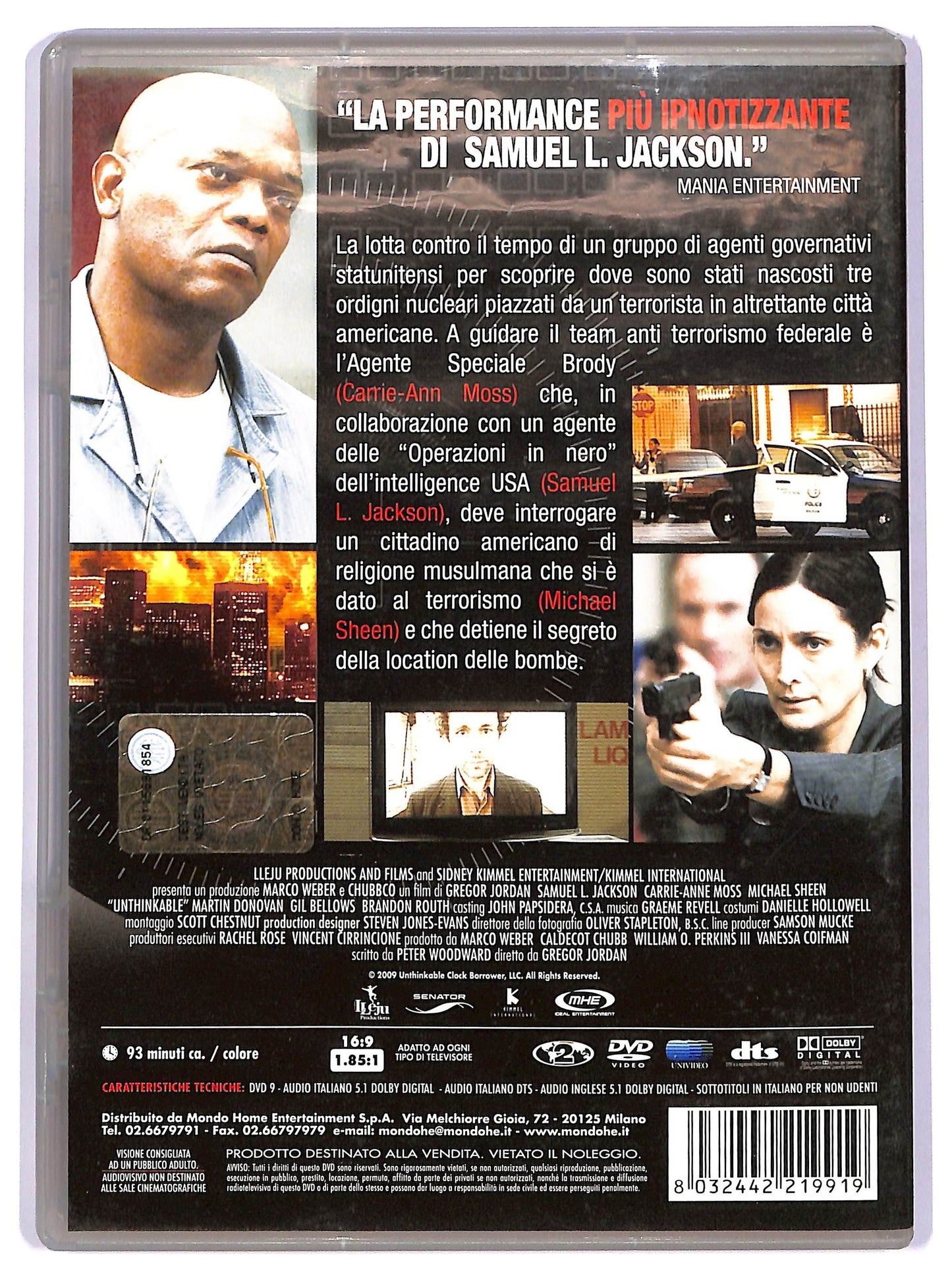 EBOND Unthinkable  DVD D740034